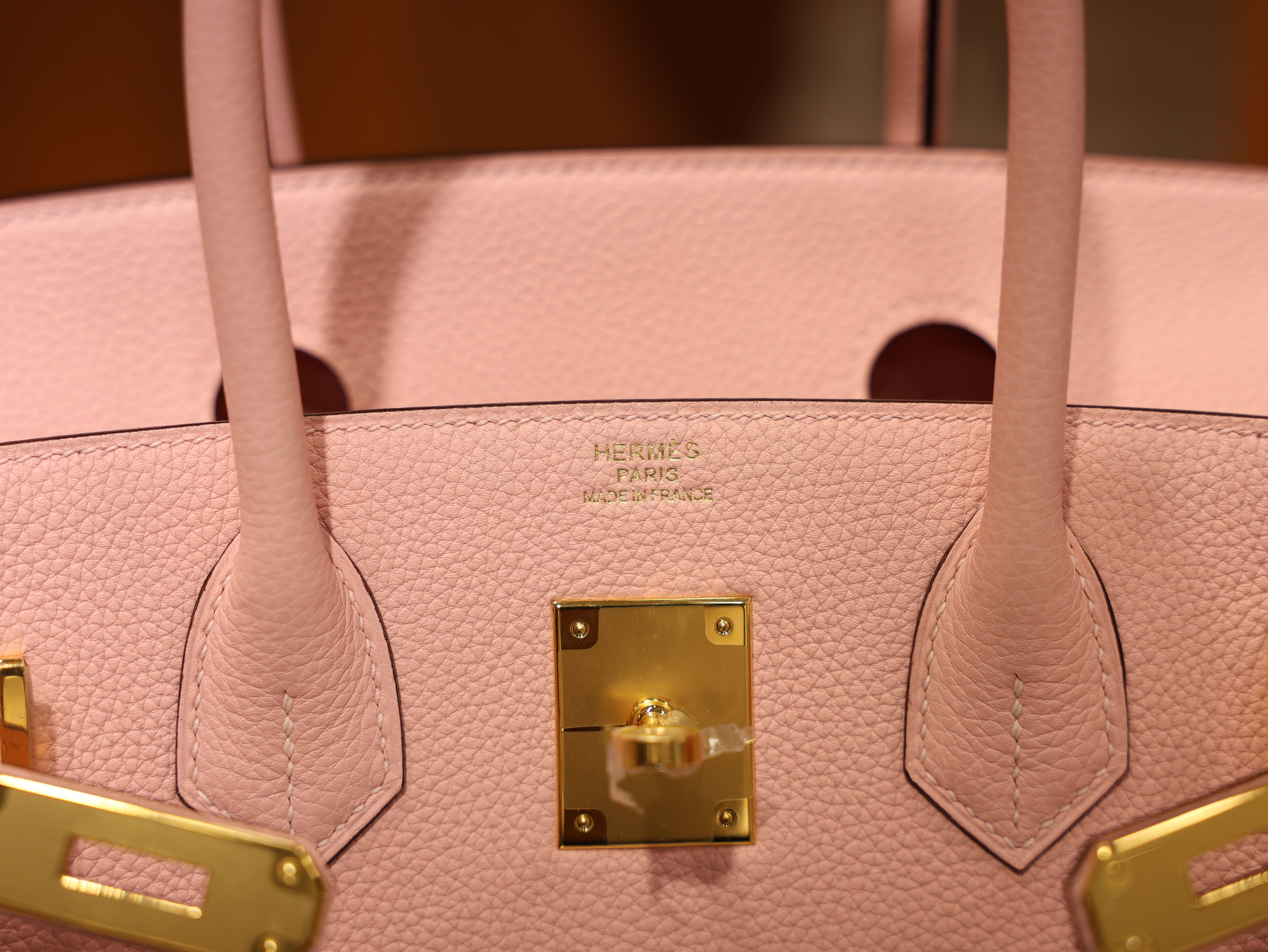 Birkin 30 togo rose sakura GHW