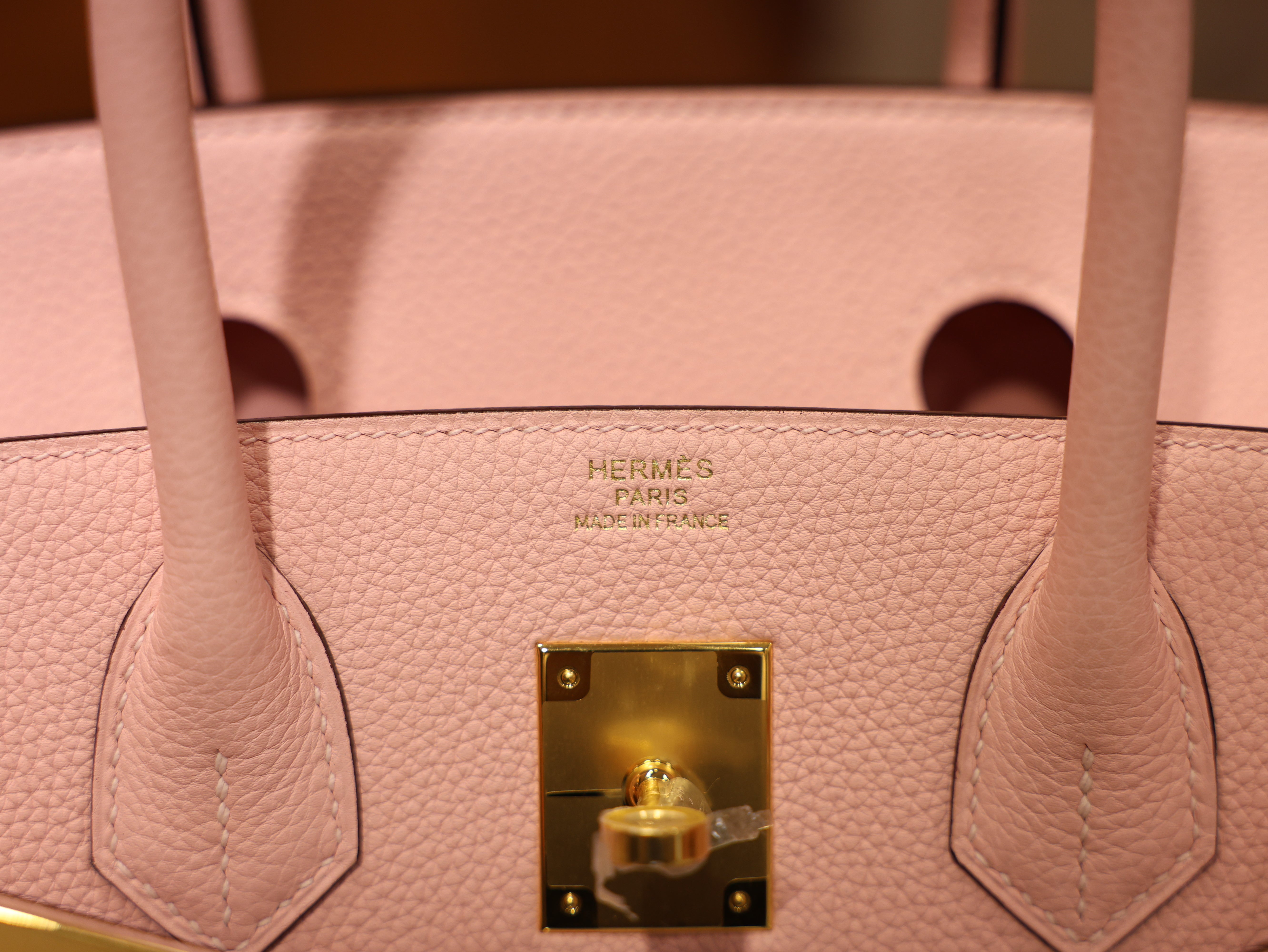 Birkin 30 togo rose sakura GHW