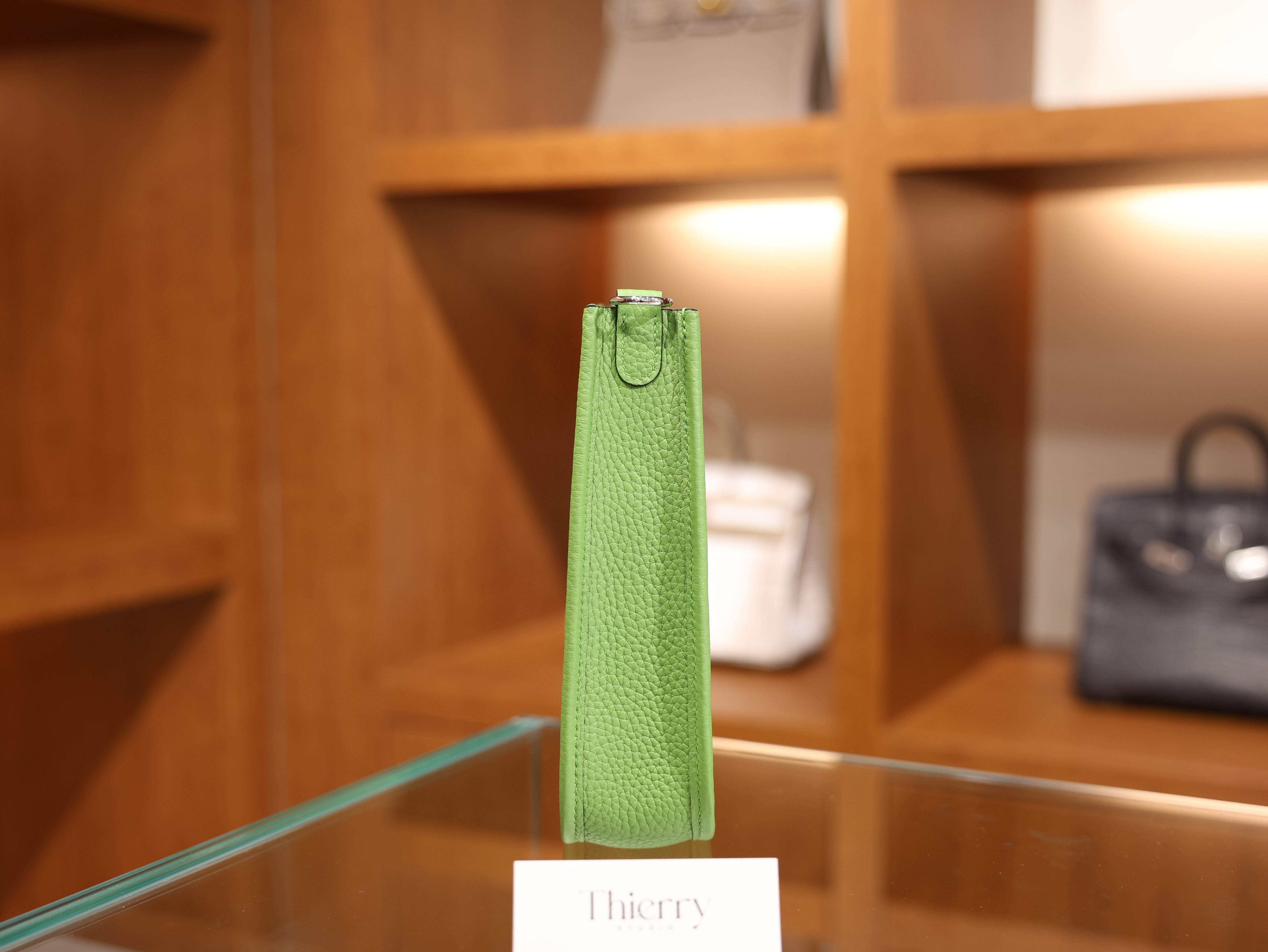 Evelyne mini clemence vert criquet PHW