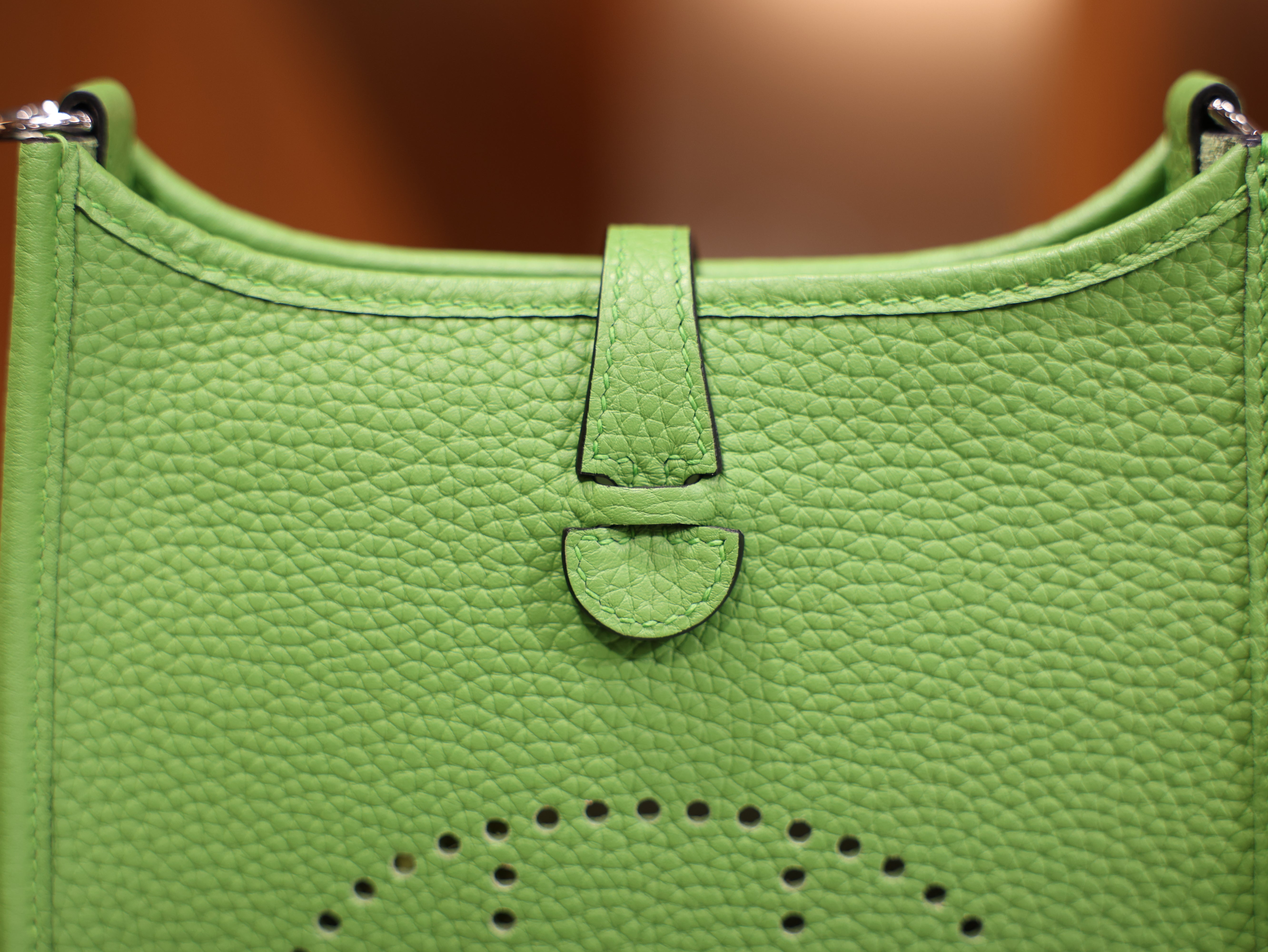 Evelyne mini clemence vert criquet PHW