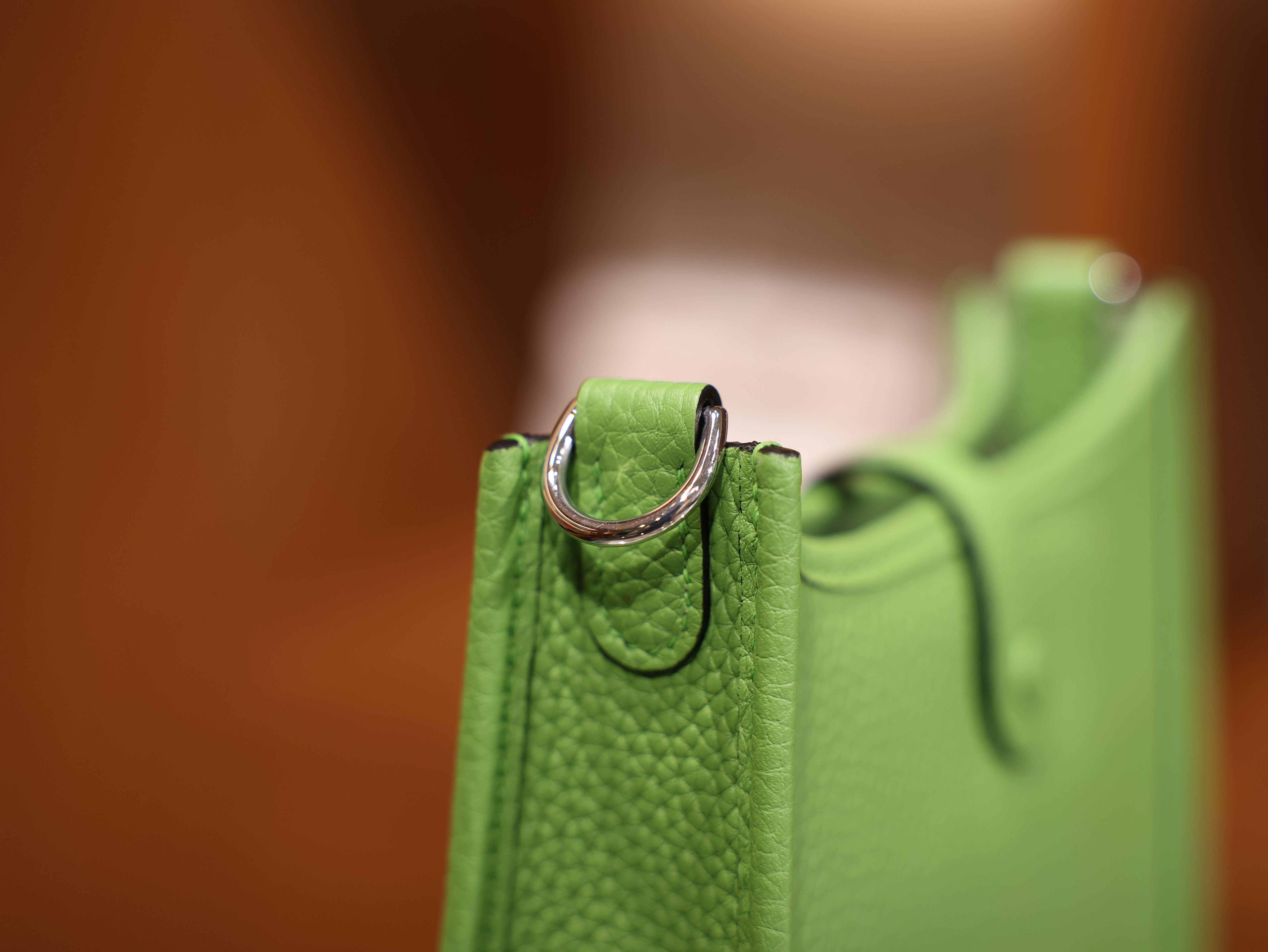 Evelyne mini clemence vert criquet PHW