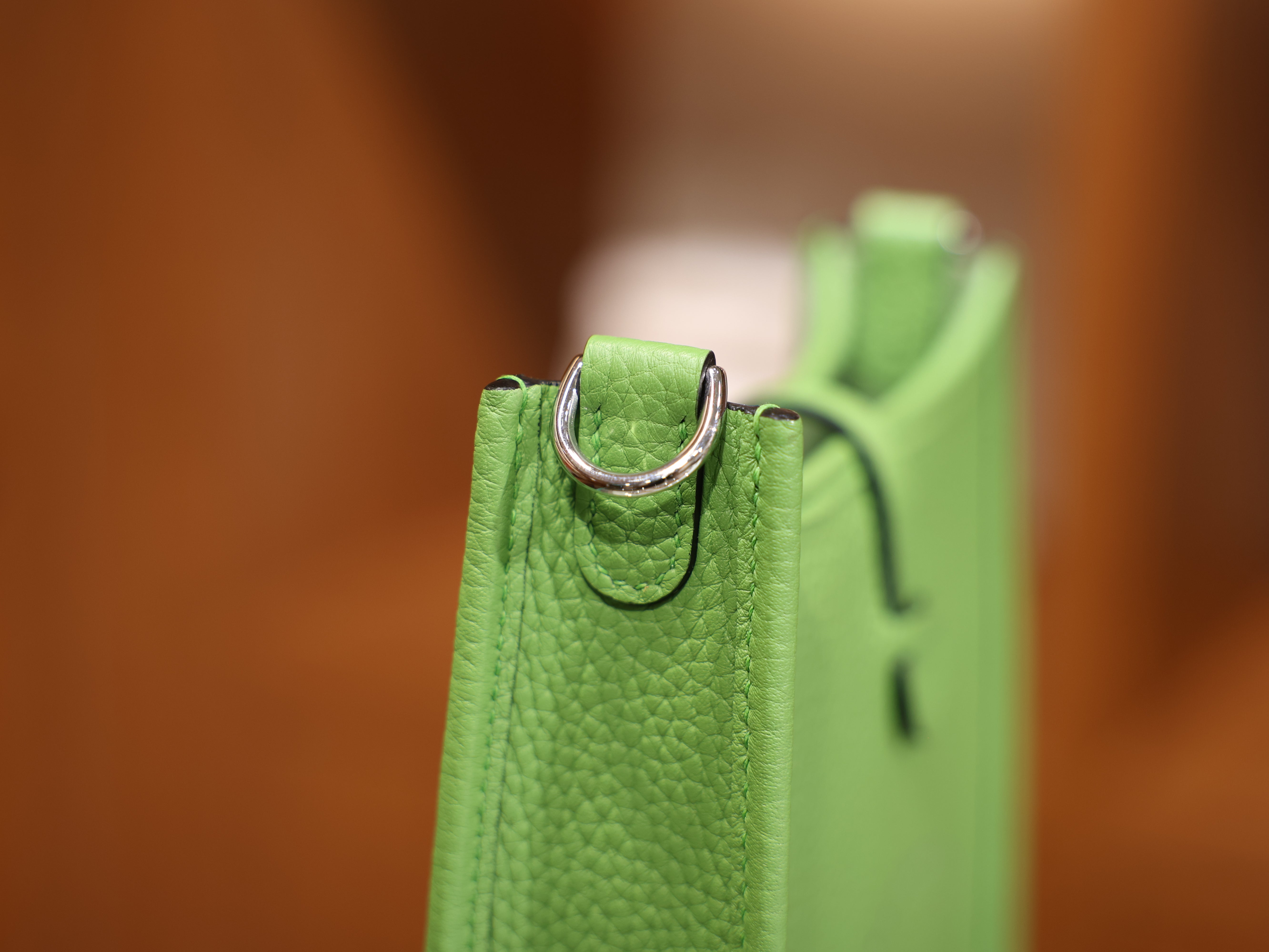 Evelyne mini clemence vert criquet PHW