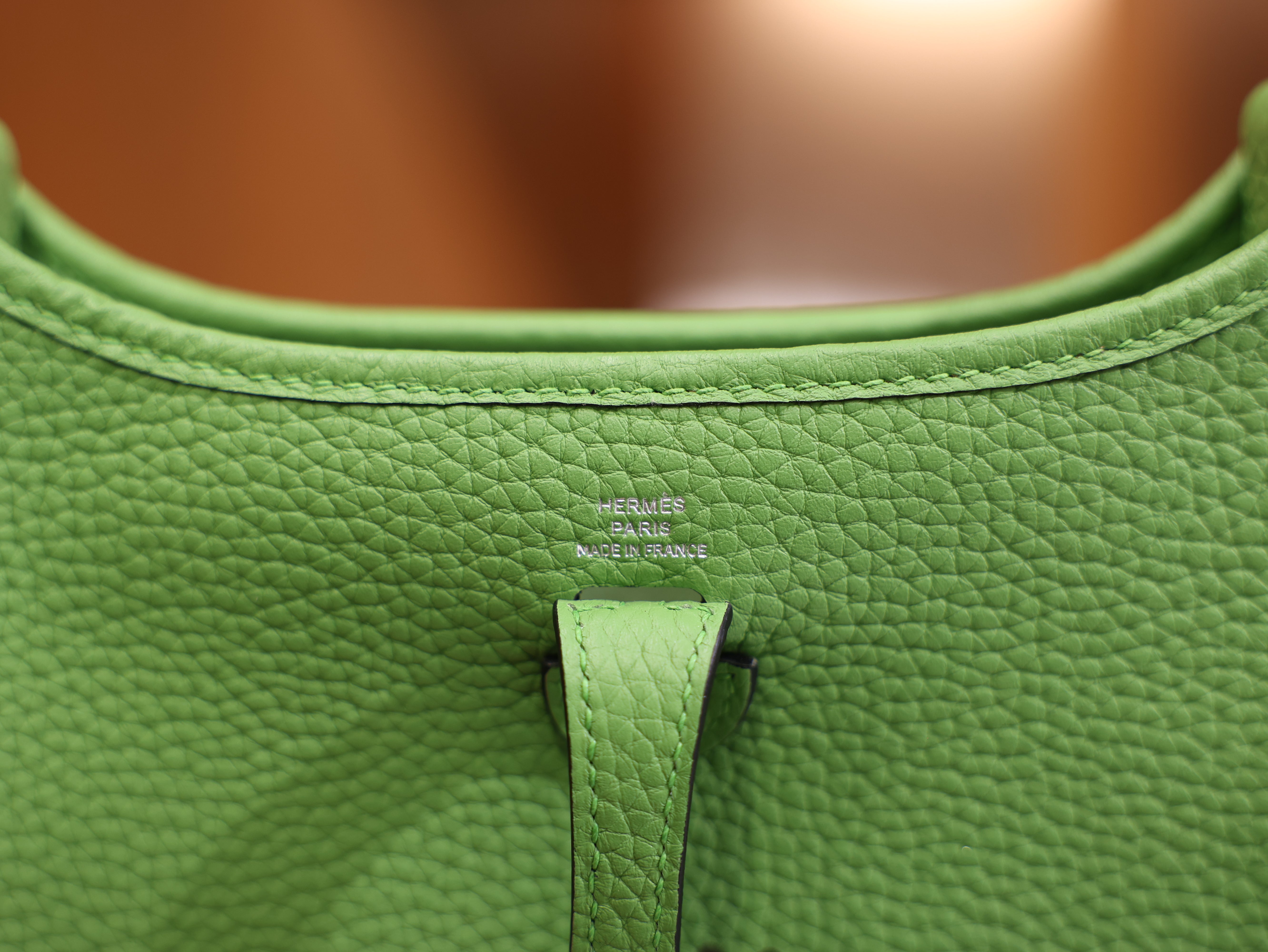 Evelyne mini clemence vert criquet PHW