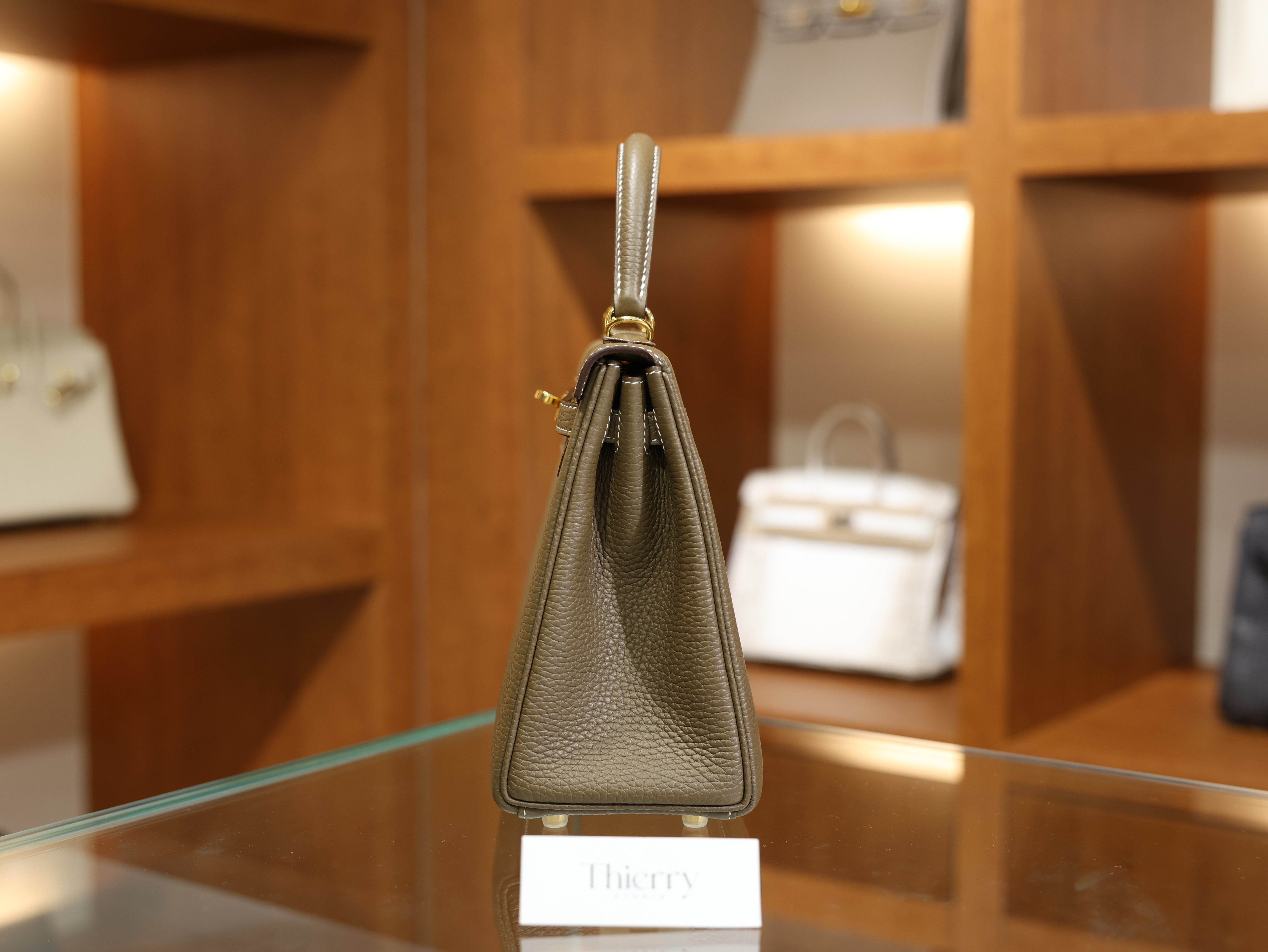 Kelly 25 clemence etoupe GHW