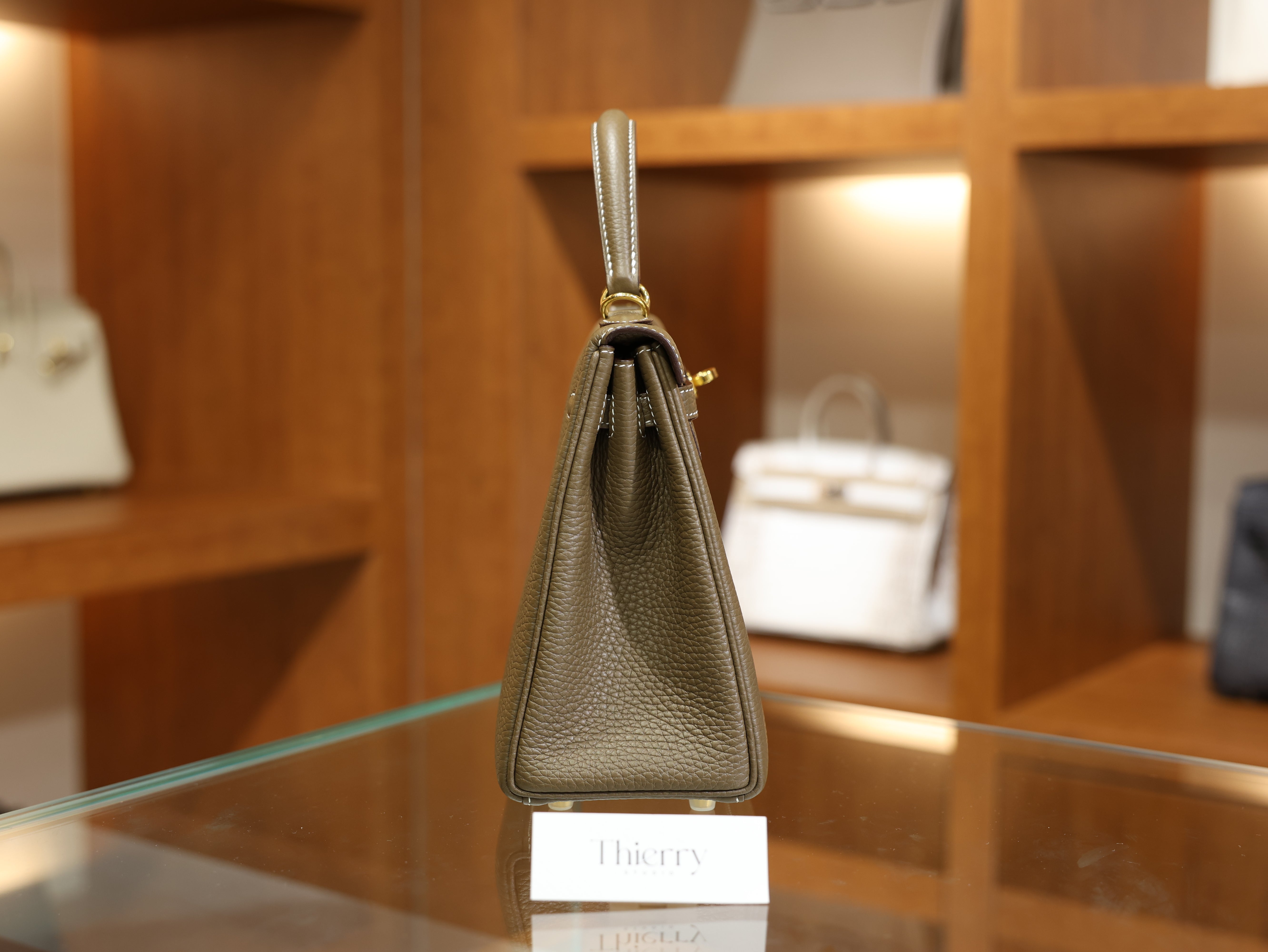 Kelly 25 clemence etoupe GHW