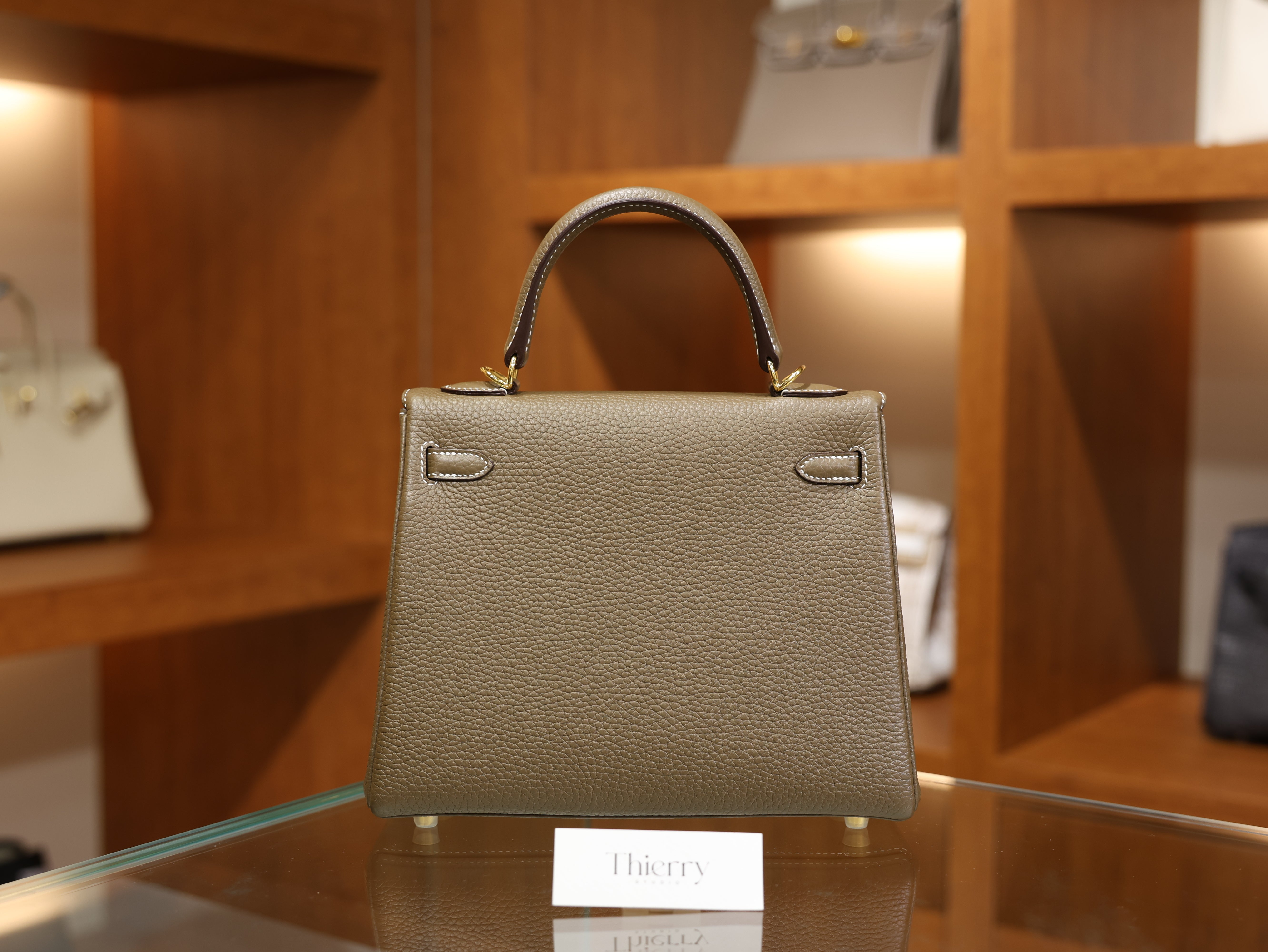 Kelly 25 clemence etoupe GHW