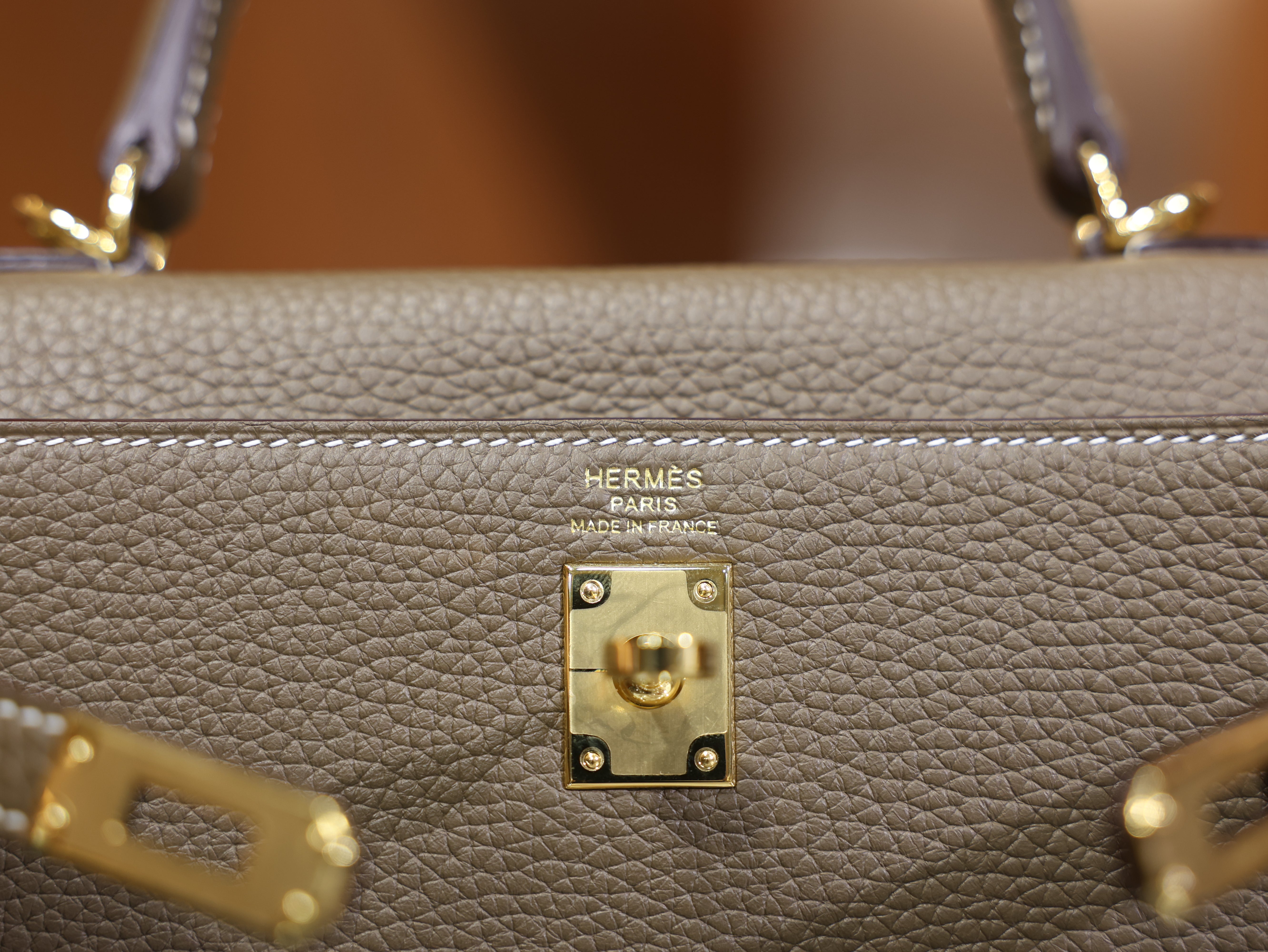 Kelly 25 clemence etoupe GHW