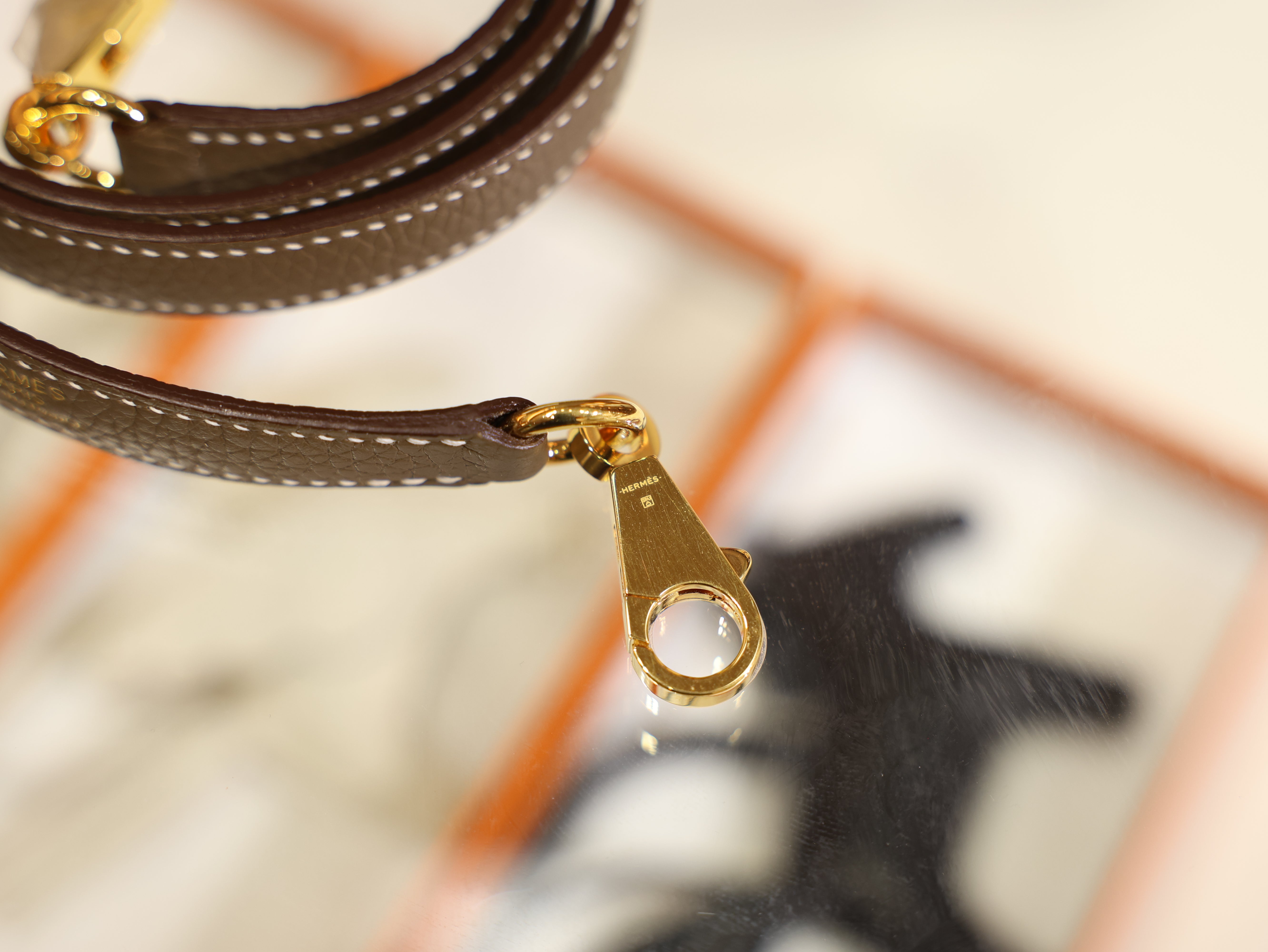 Kelly 25 clemence etoupe GHW