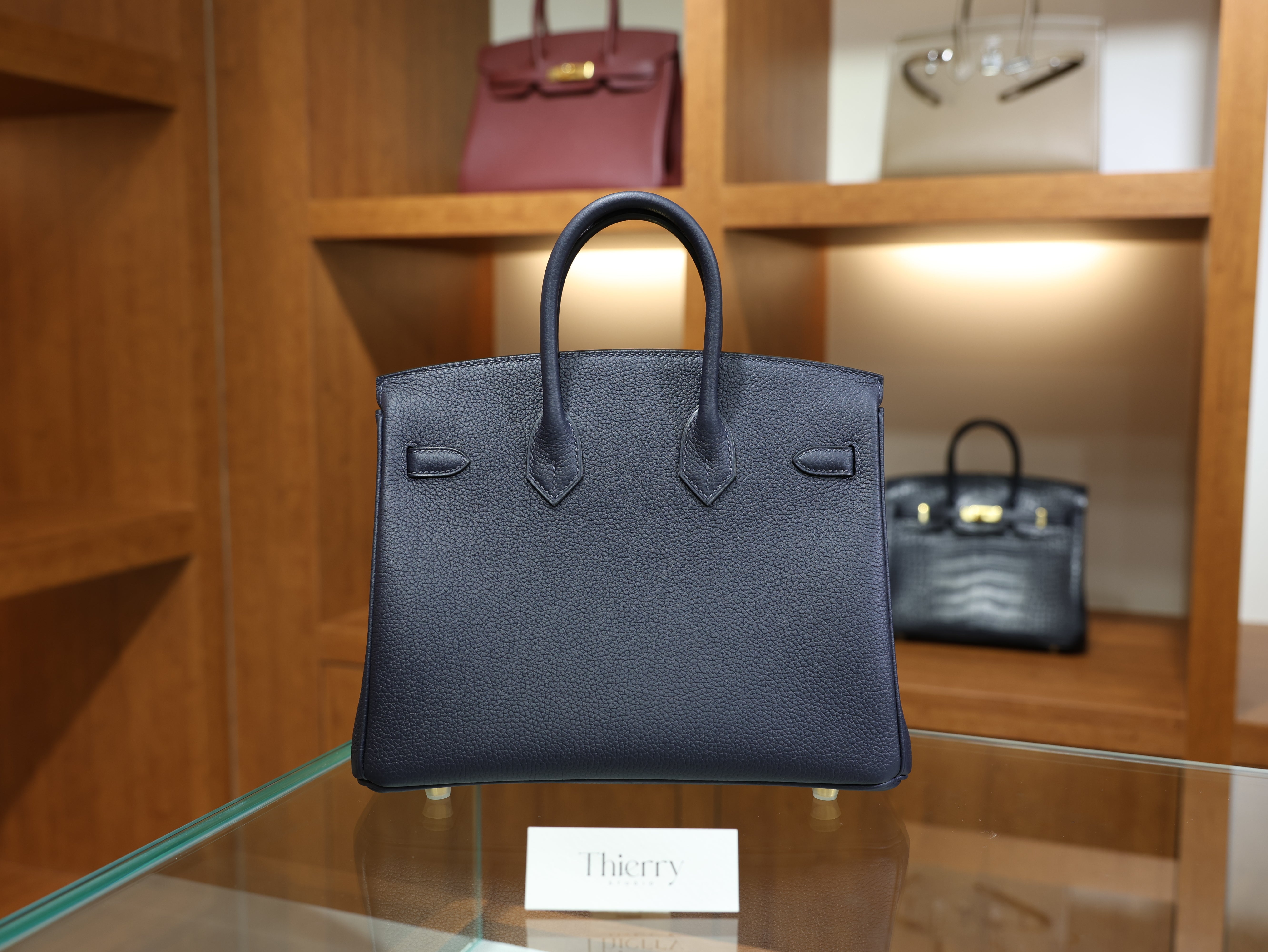 Birkin 25 togo blue nuit GHW