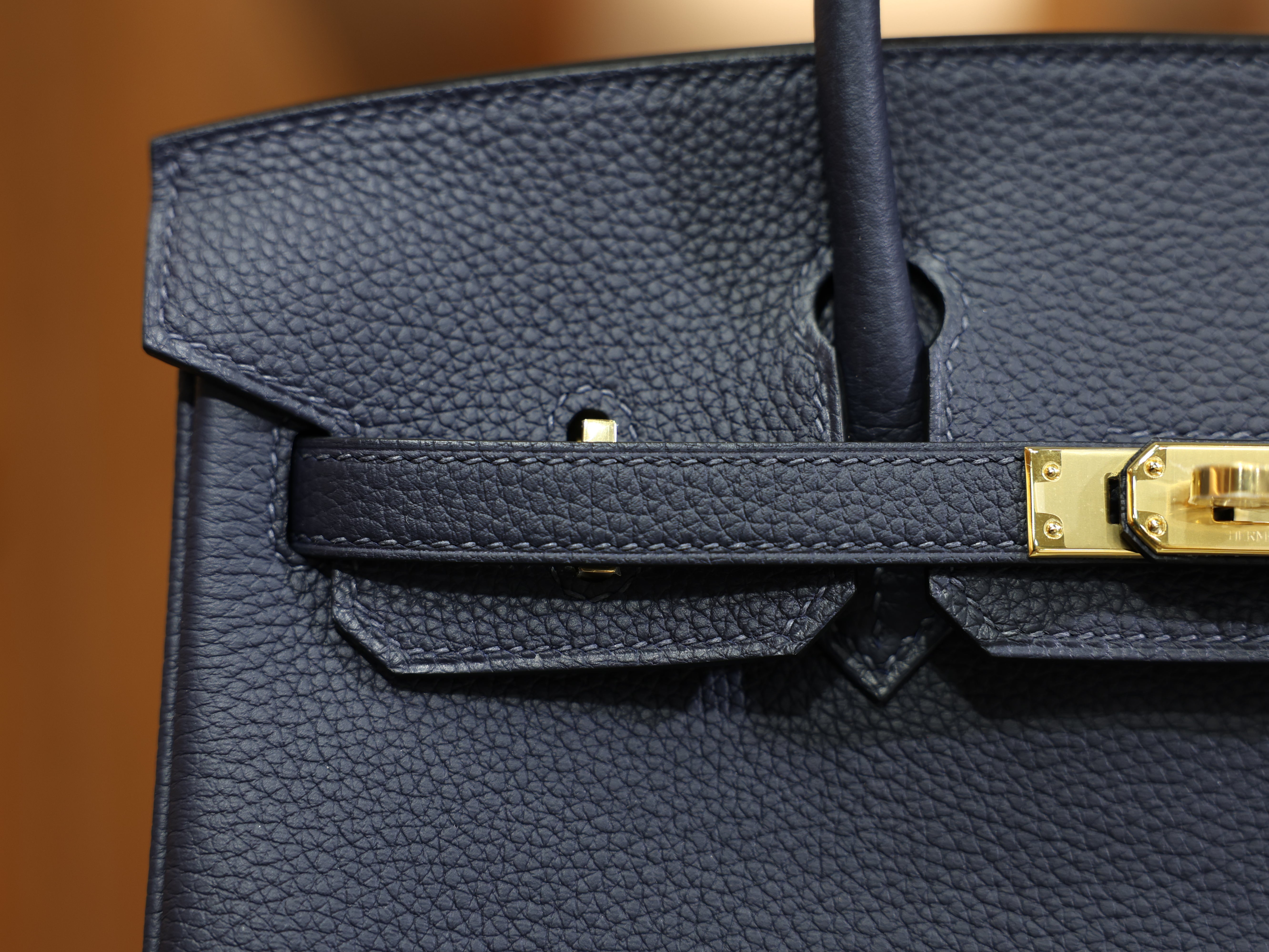Birkin 25 togo blue nuit GHW