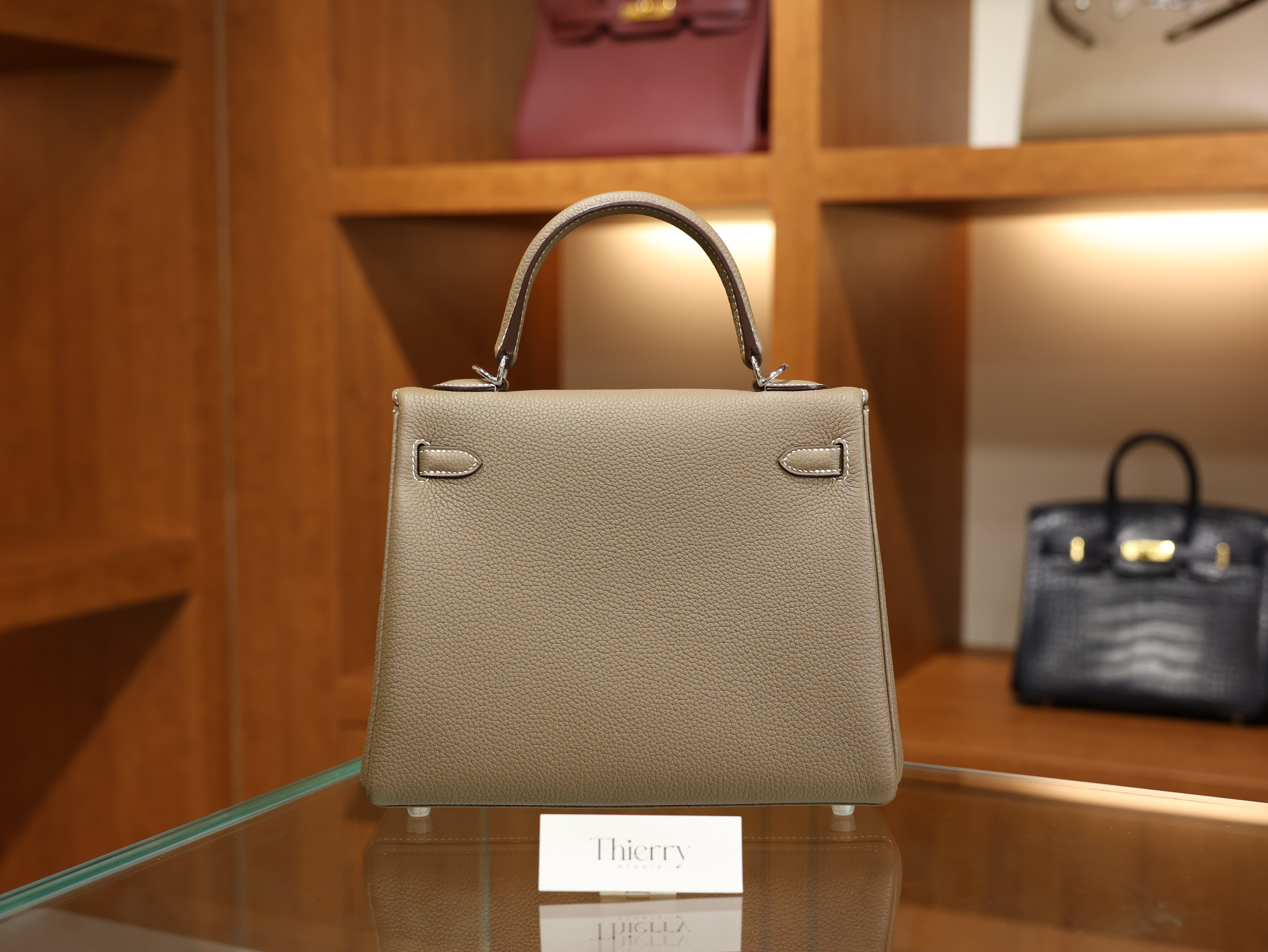 Kelly 25 togo etoupe PHW