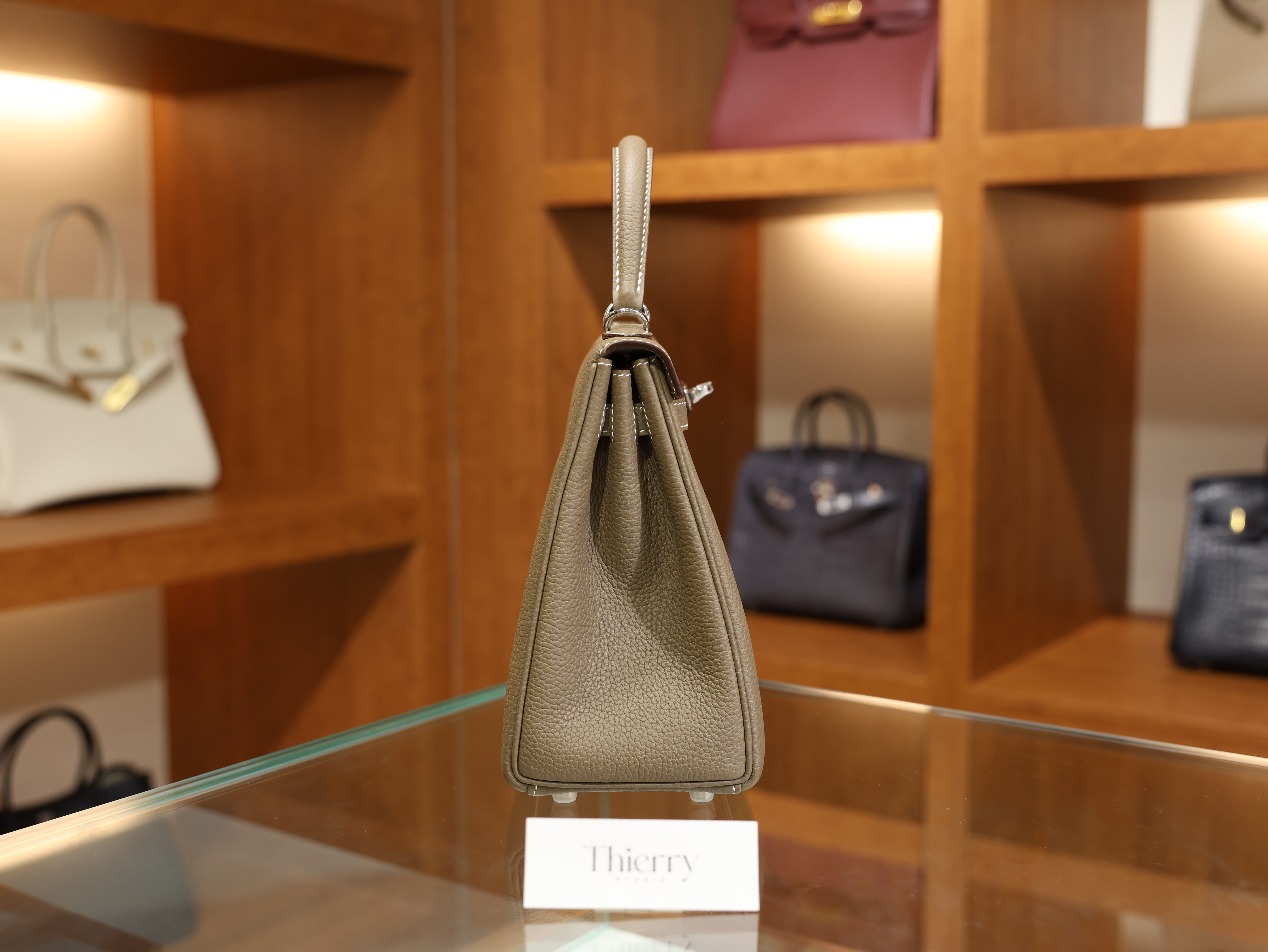 Kelly 25 togo etoupe PHW