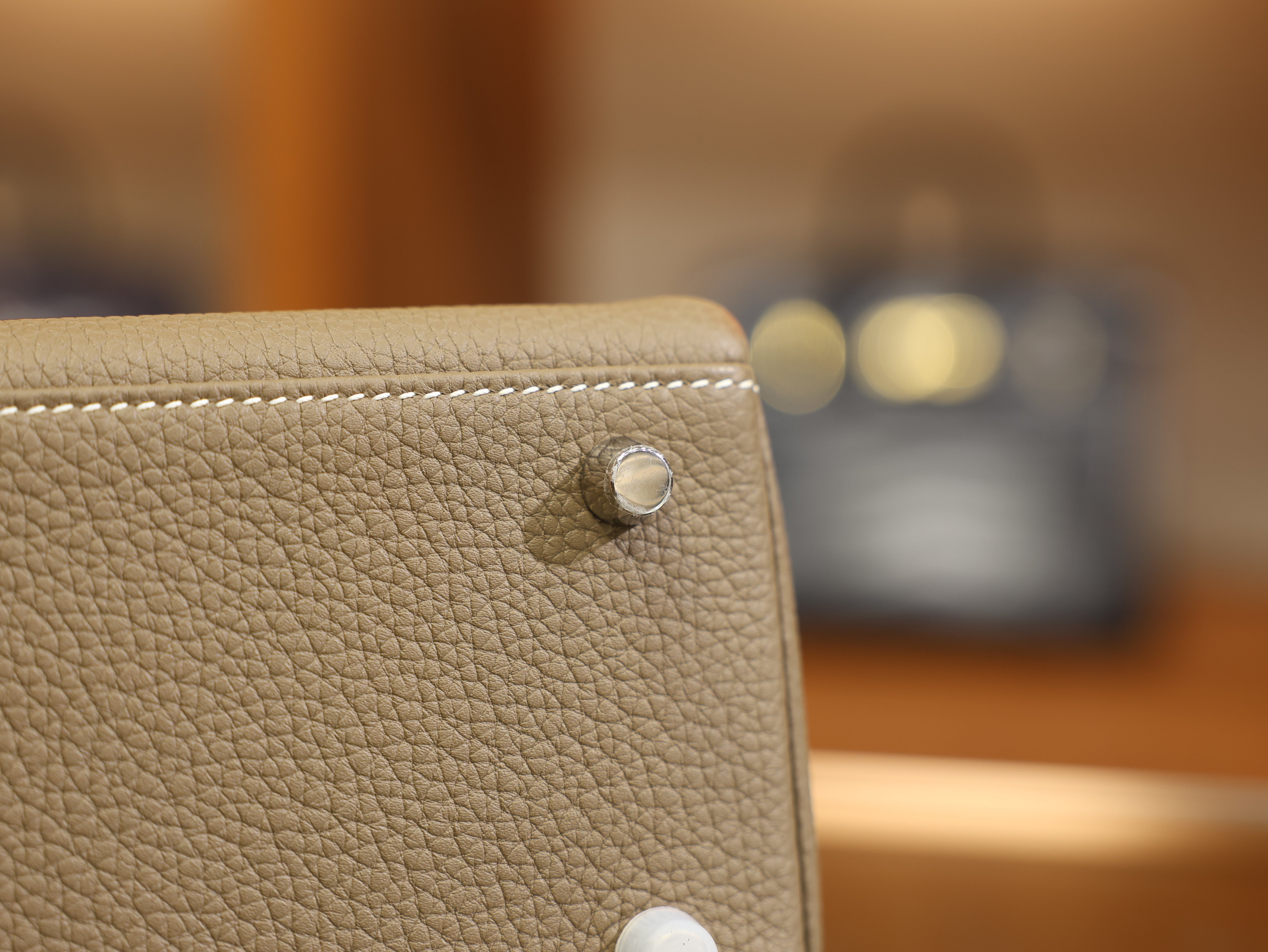 Kelly 25 togo etoupe PHW