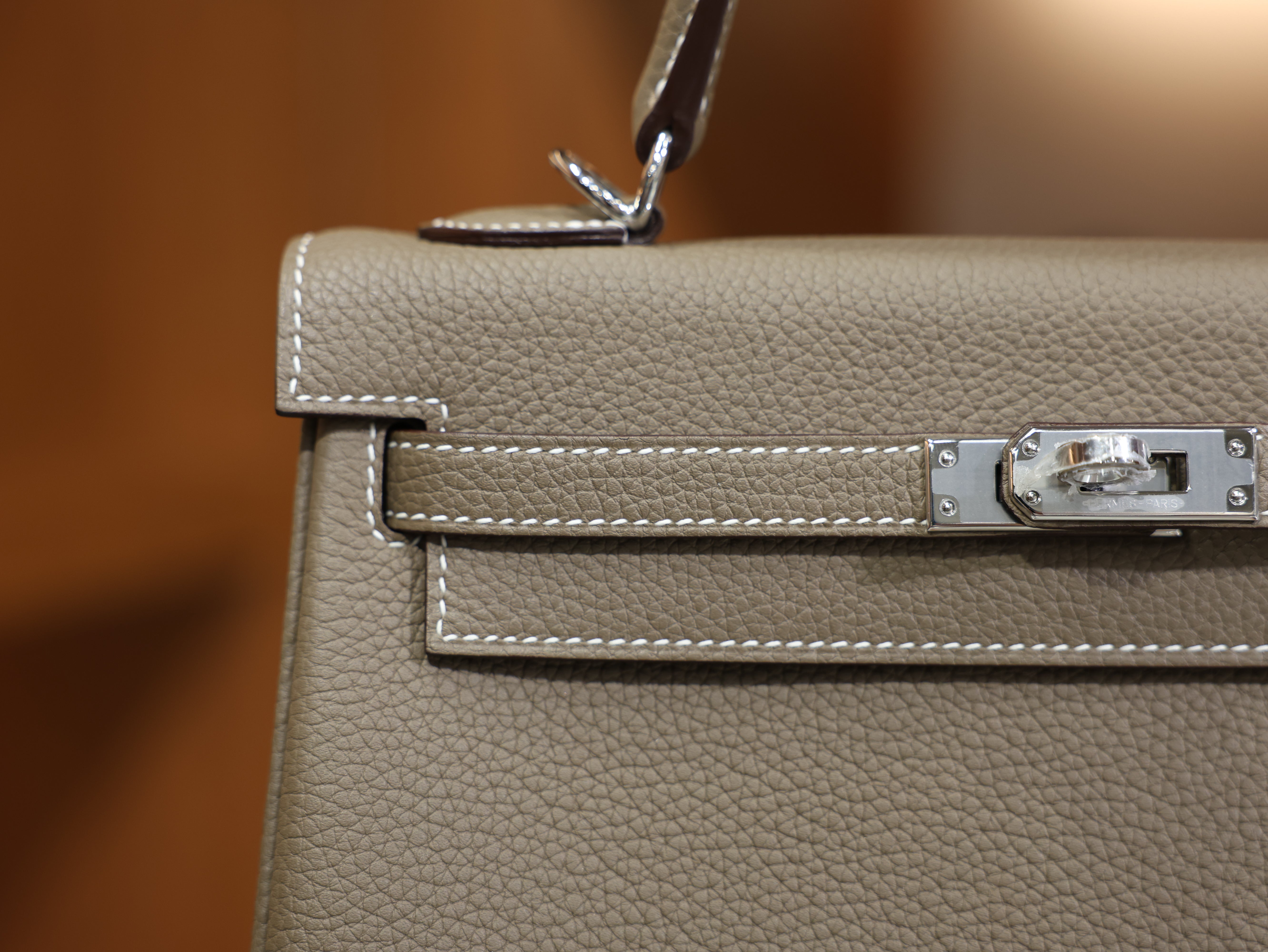 Kelly 25 togo etoupe PHW