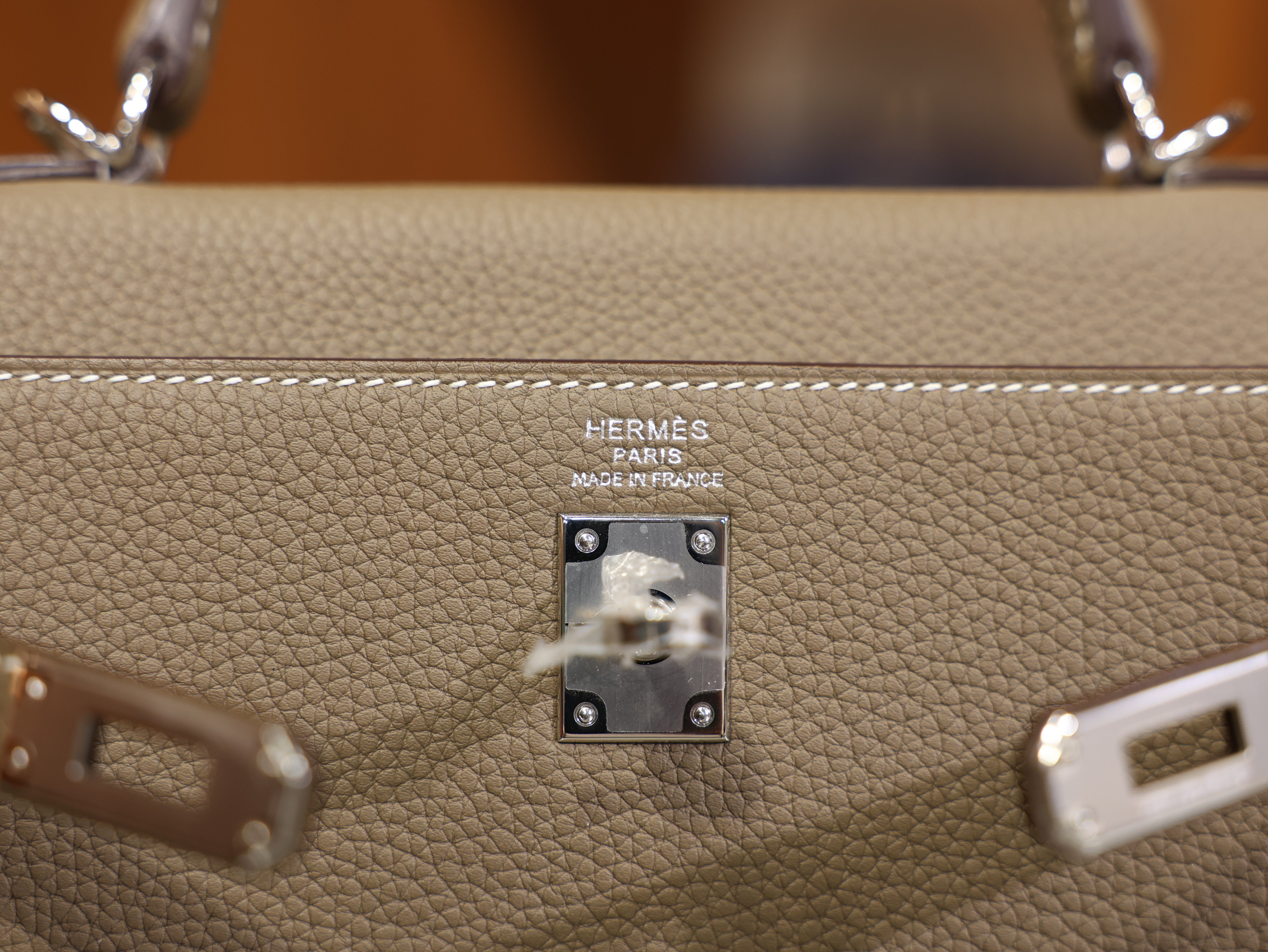 Kelly 25 togo etoupe PHW