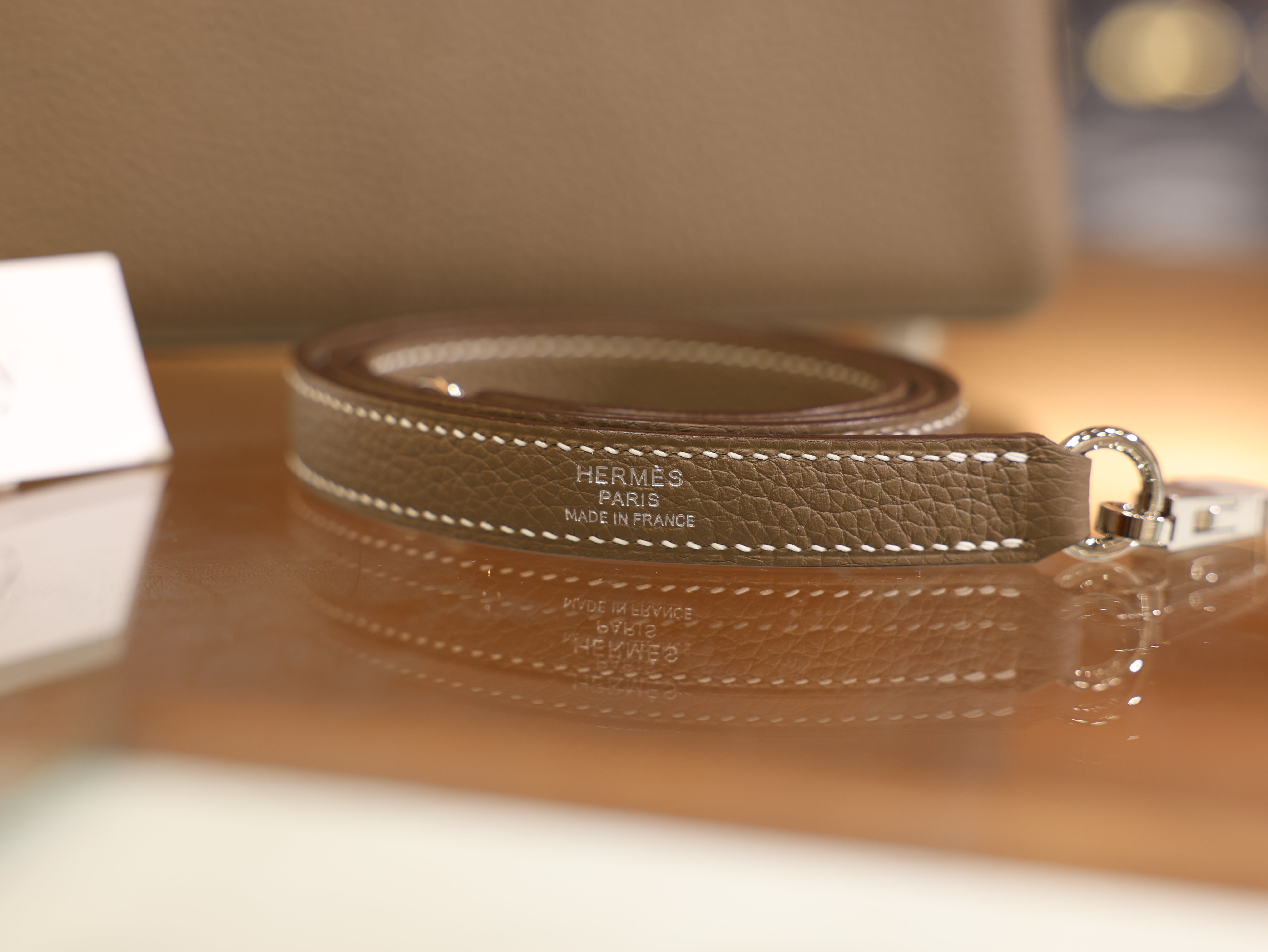 Kelly 25 togo etoupe PHW