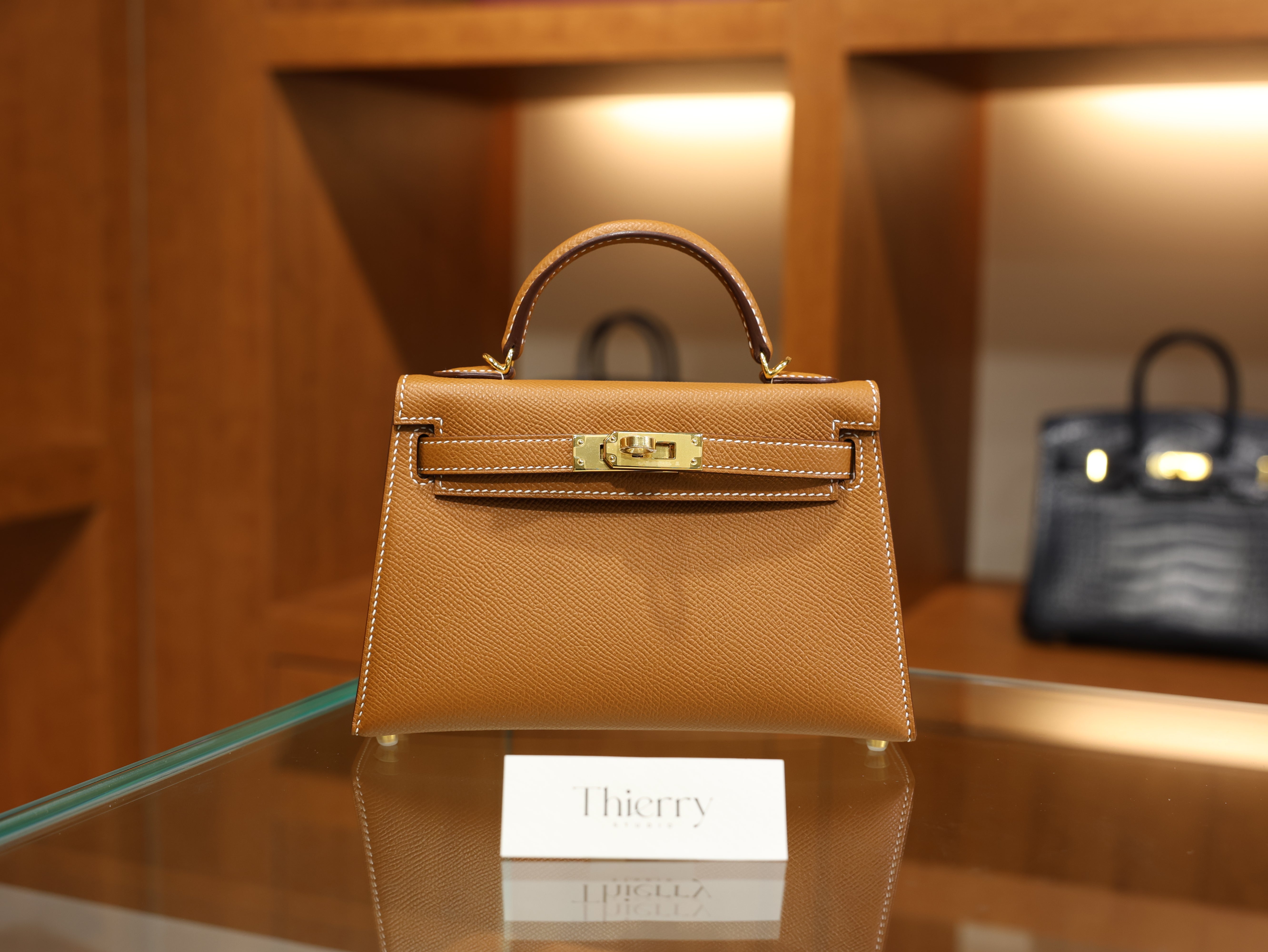 Kelly mini 2 epsom gold GHW