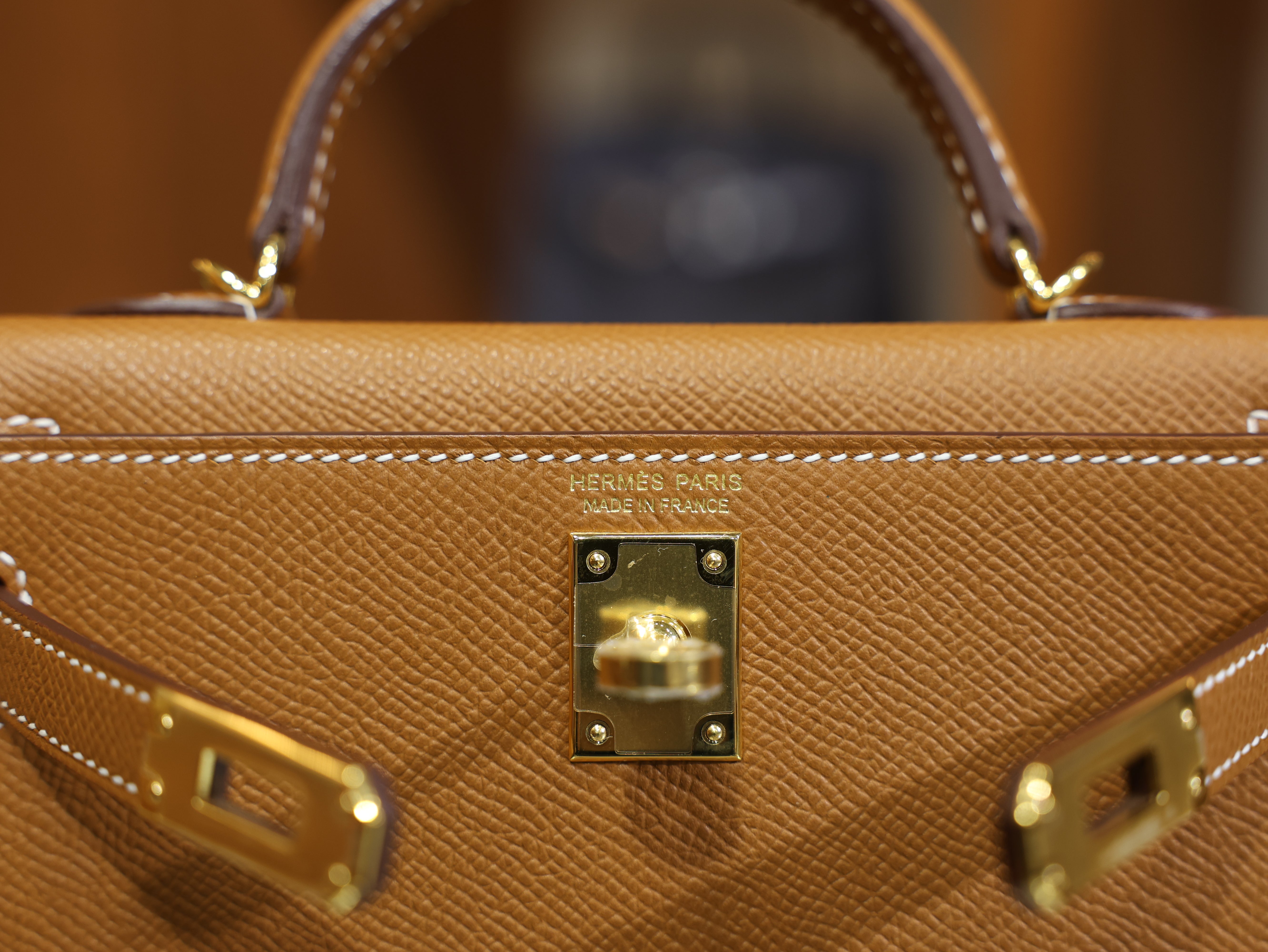 Kelly mini 2 epsom gold GHW