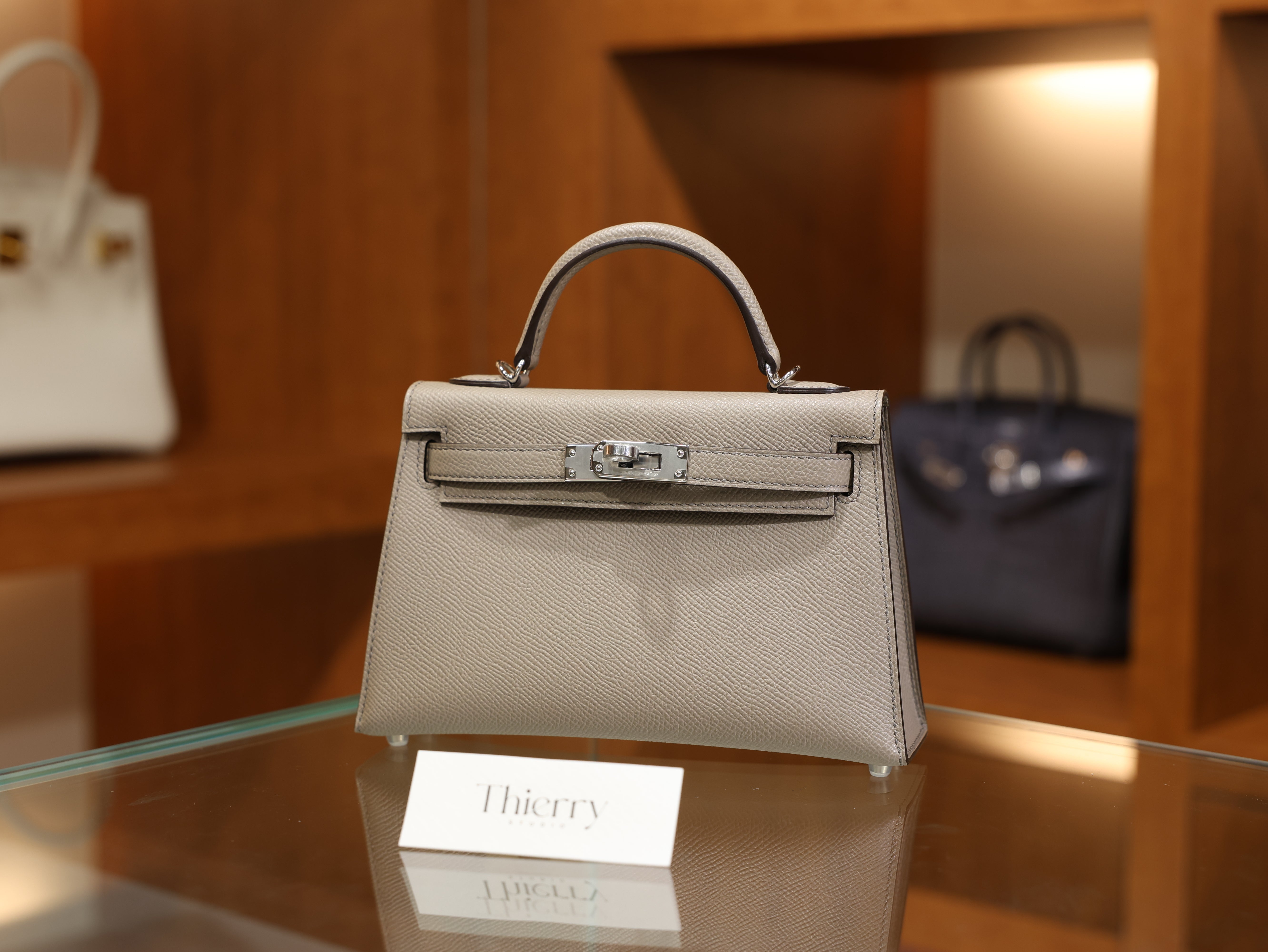 Kelly mini 2 epsom gris asphalt PHW