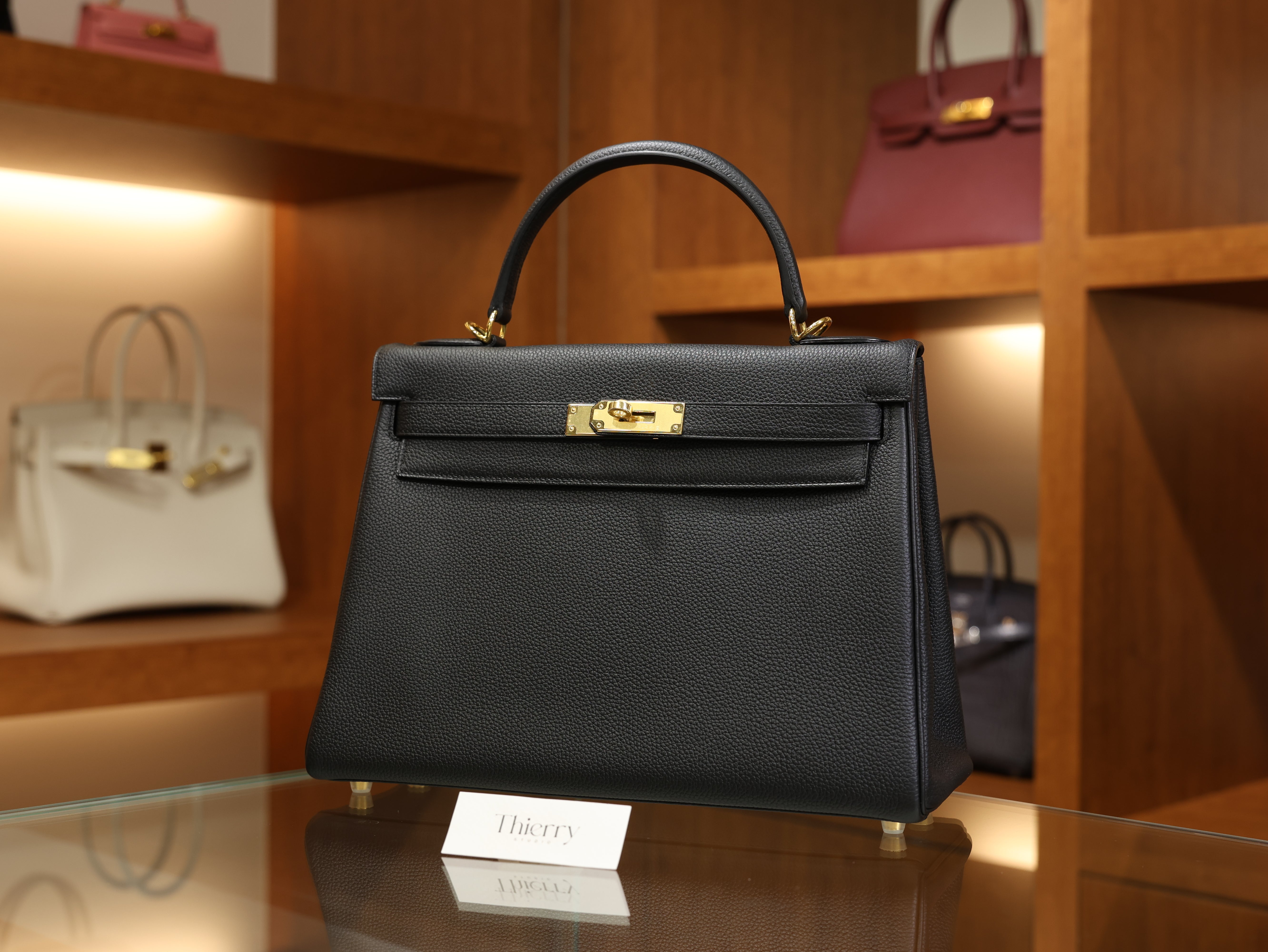 Kelly 32 togo black GHW