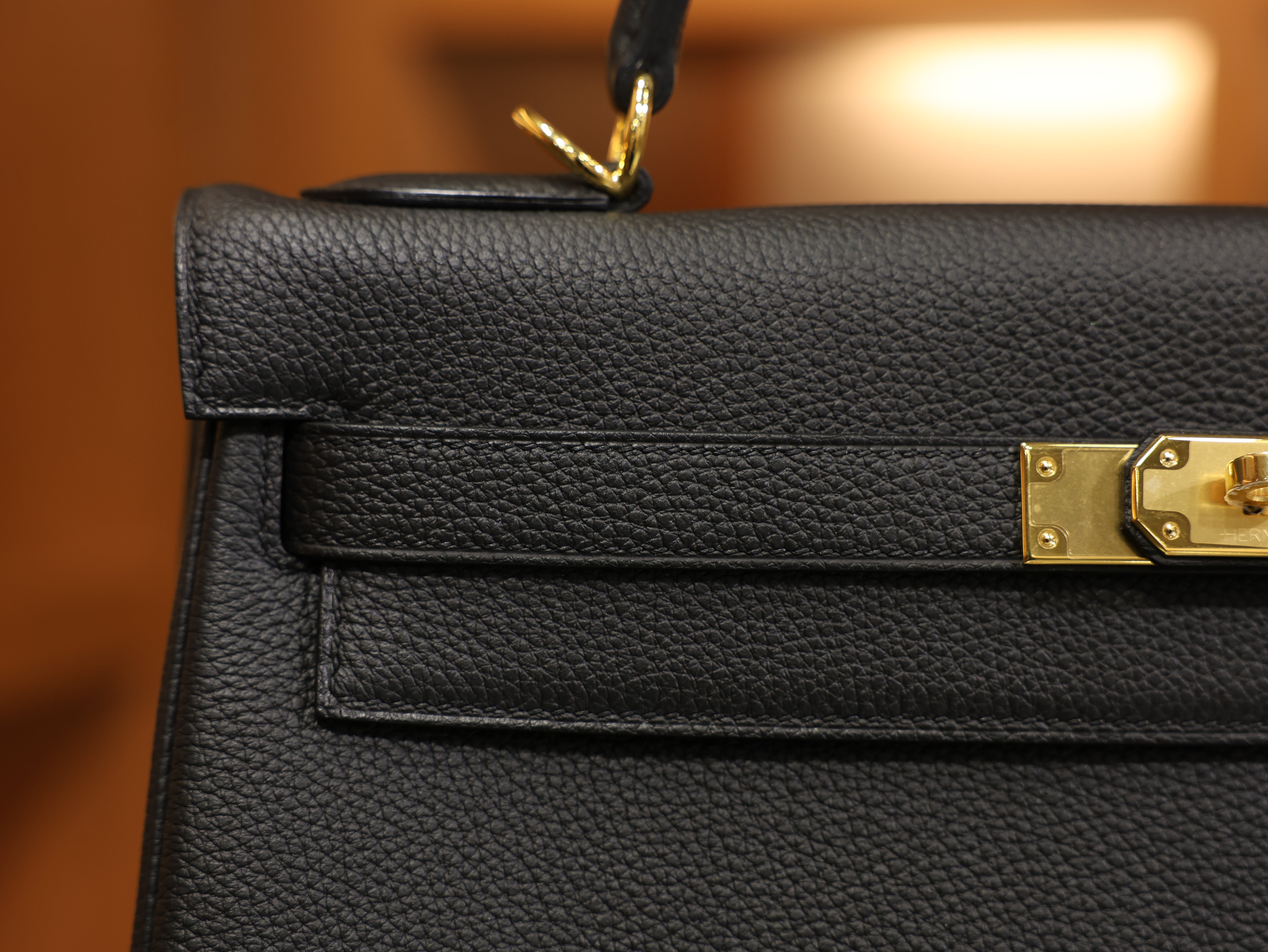 Kelly 32 togo black GHW