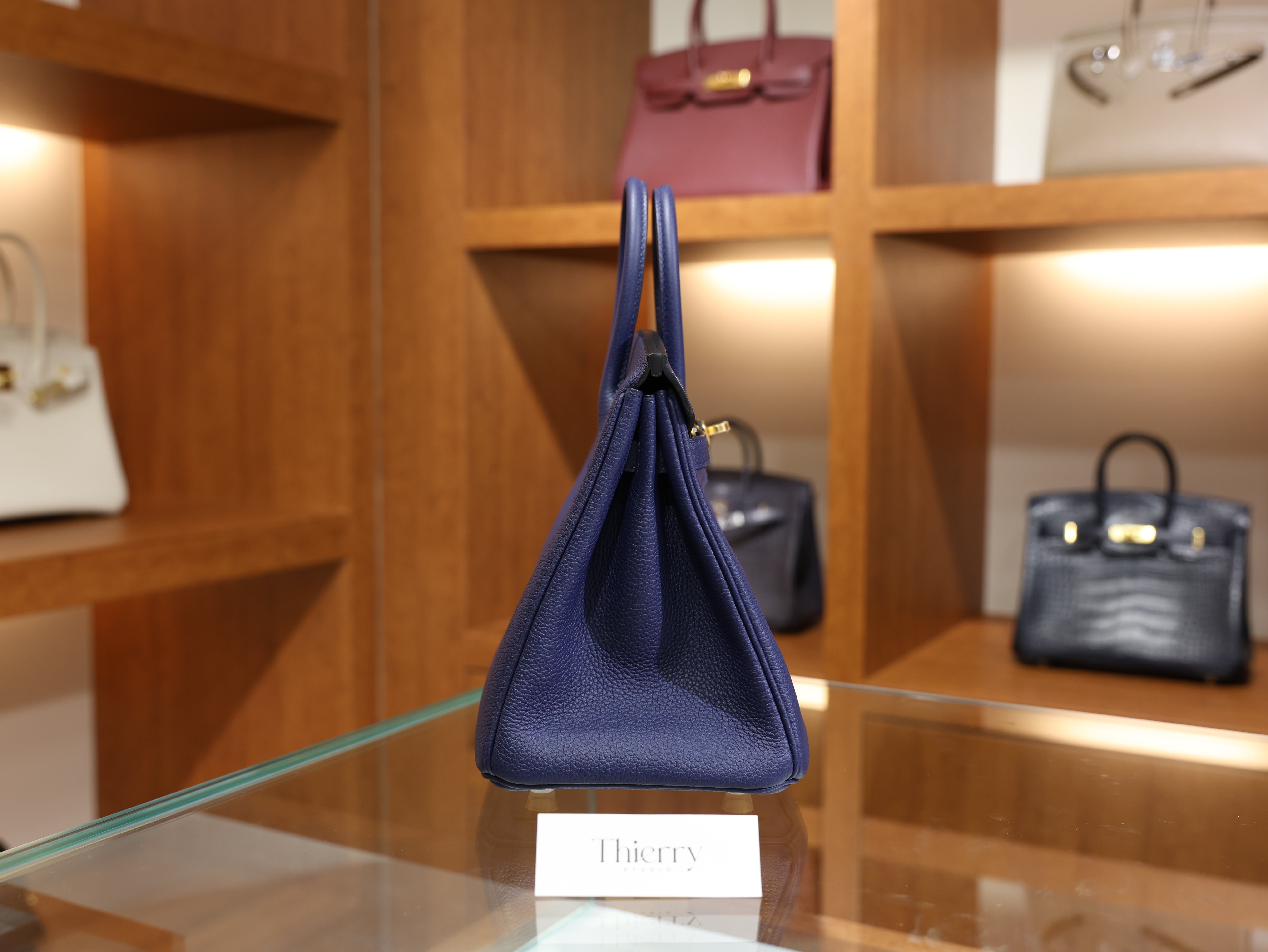 Birkin 25 togo blue saphir GHW