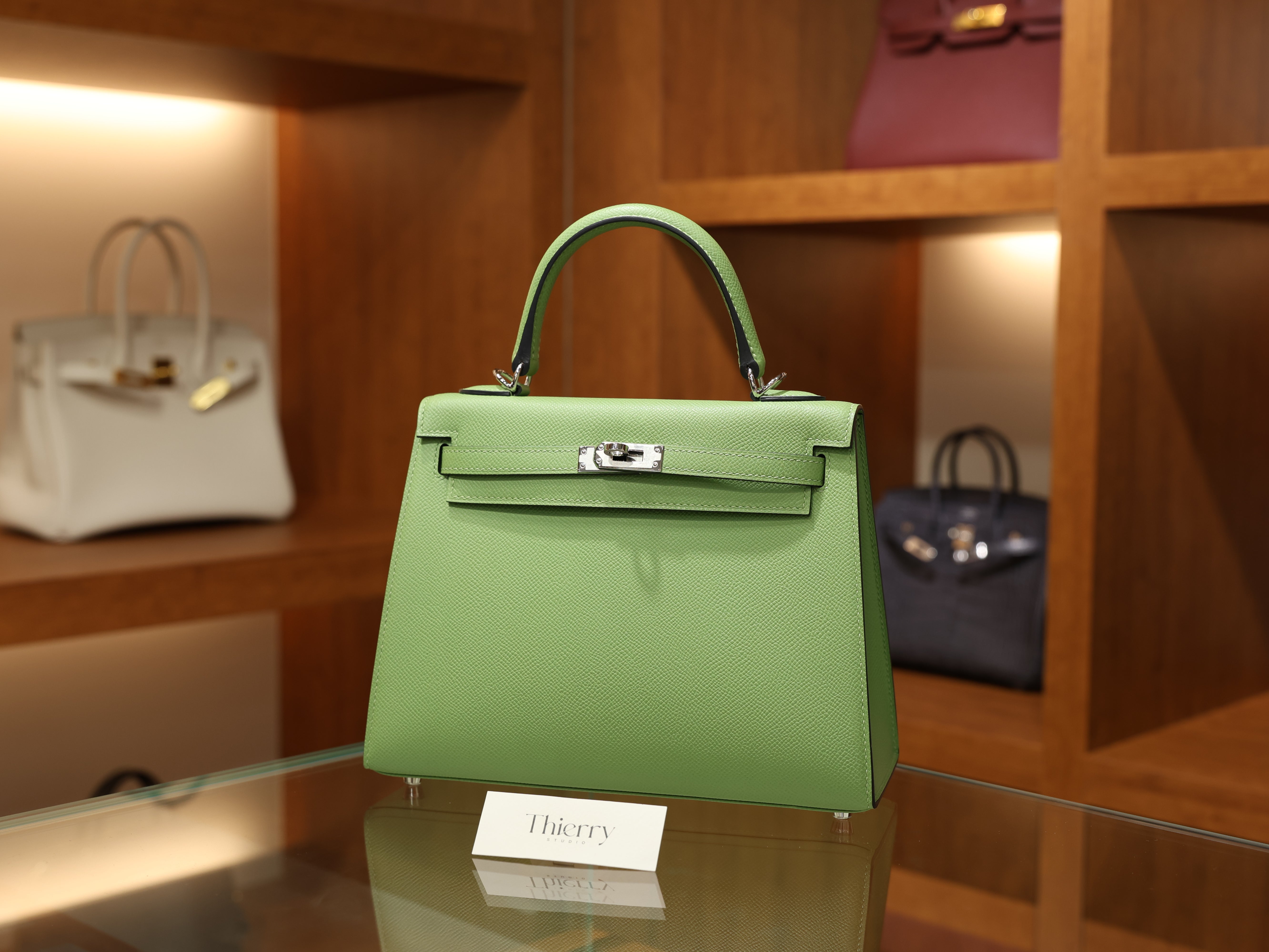 Kelly 25 epsom vert criquet PHW