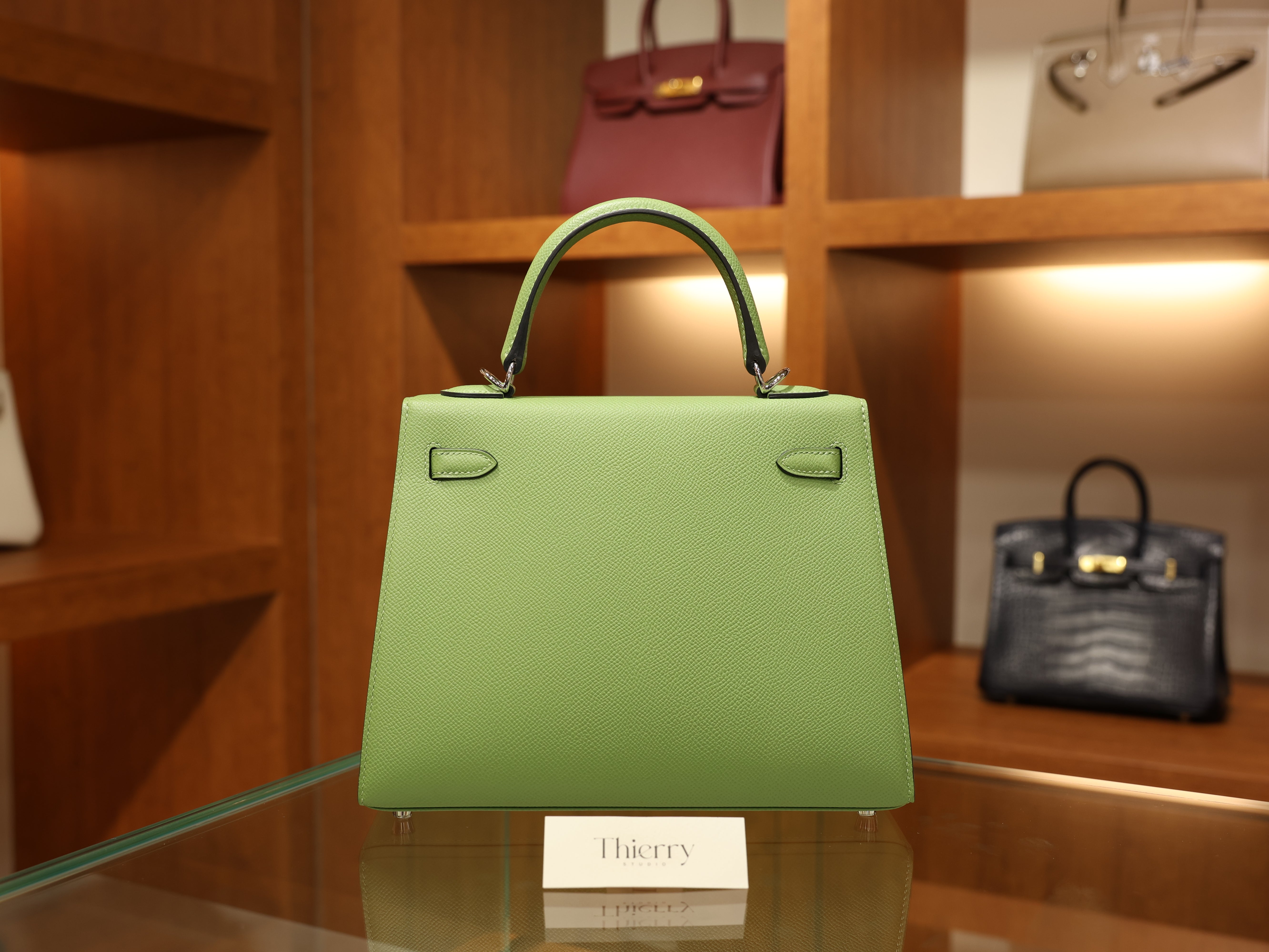 Kelly 25 epsom vert criquet PHW