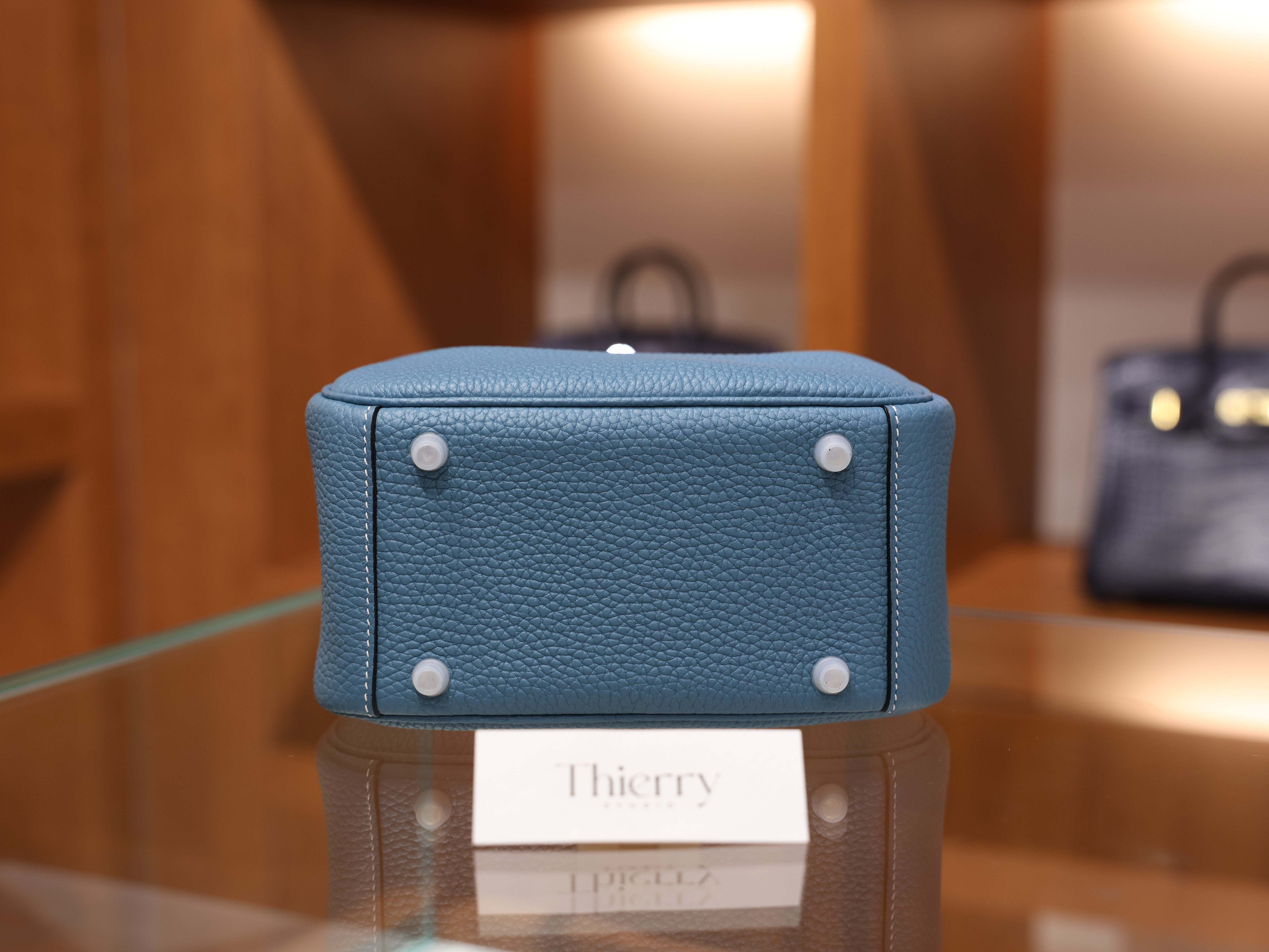 Lindy mini clemence blue jean PHW