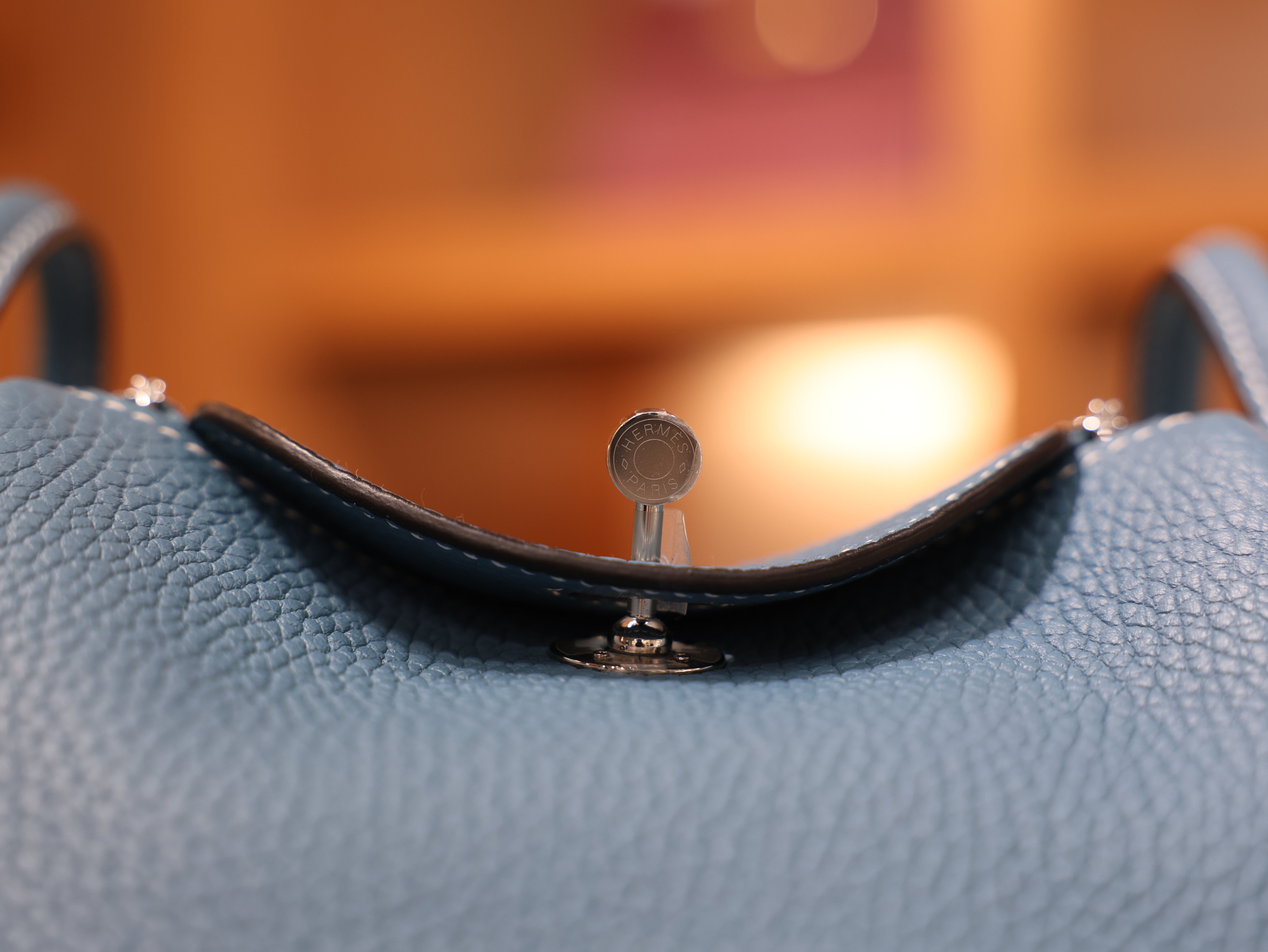 Lindy mini clemence blue jean PHW