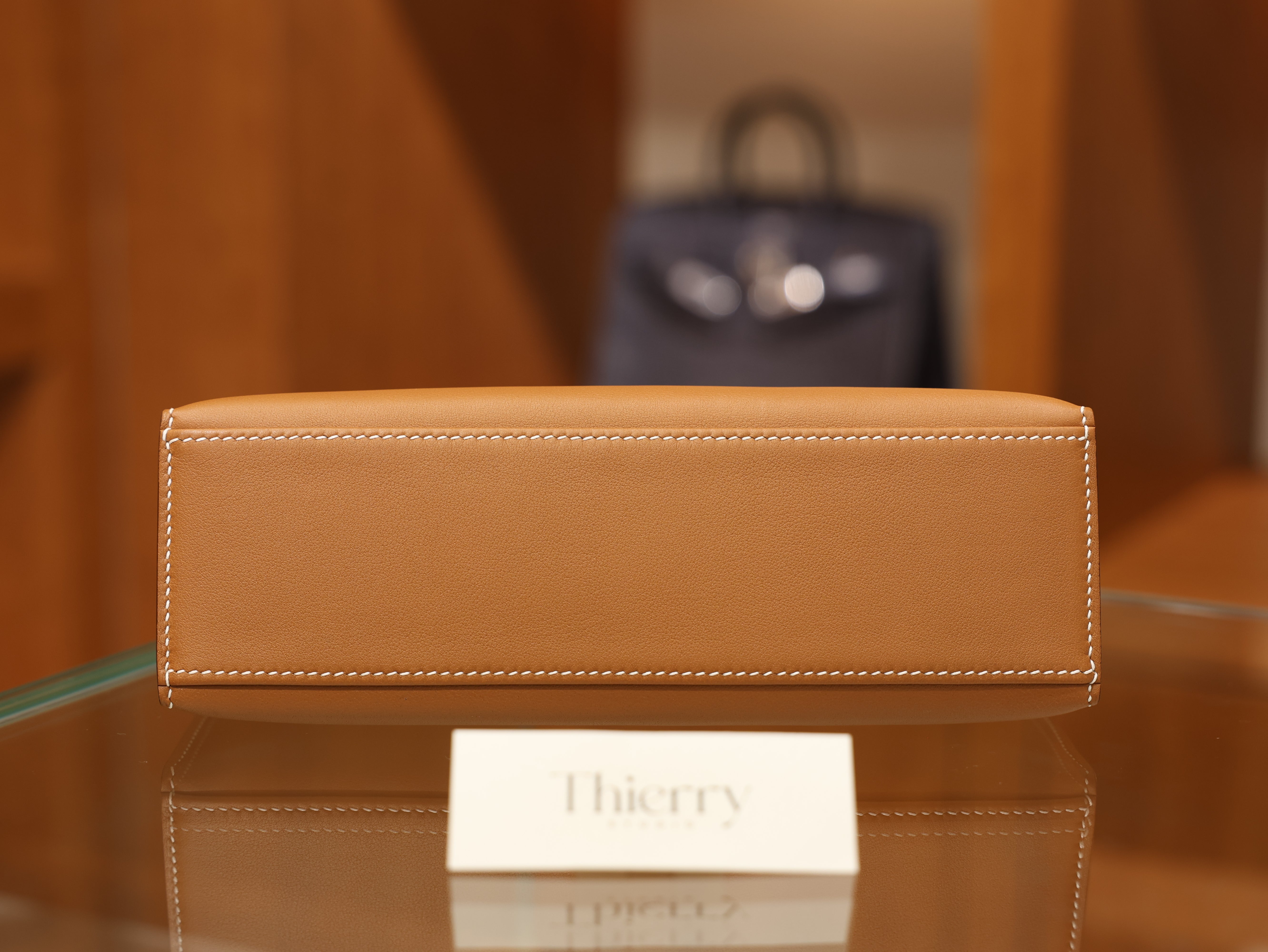 Kelly pochette swift gold GHW