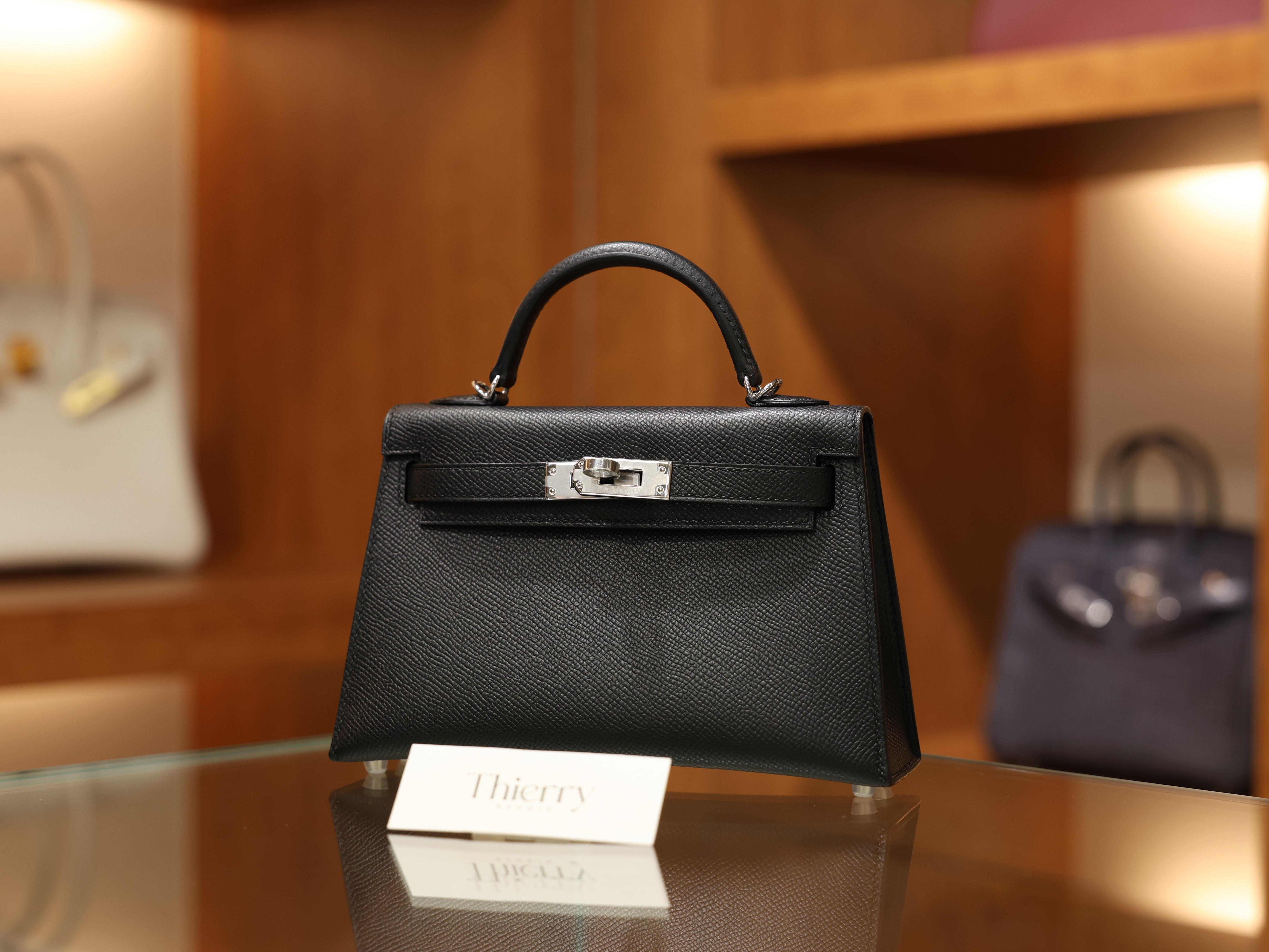 Kelly mini 2 epsom black PHW