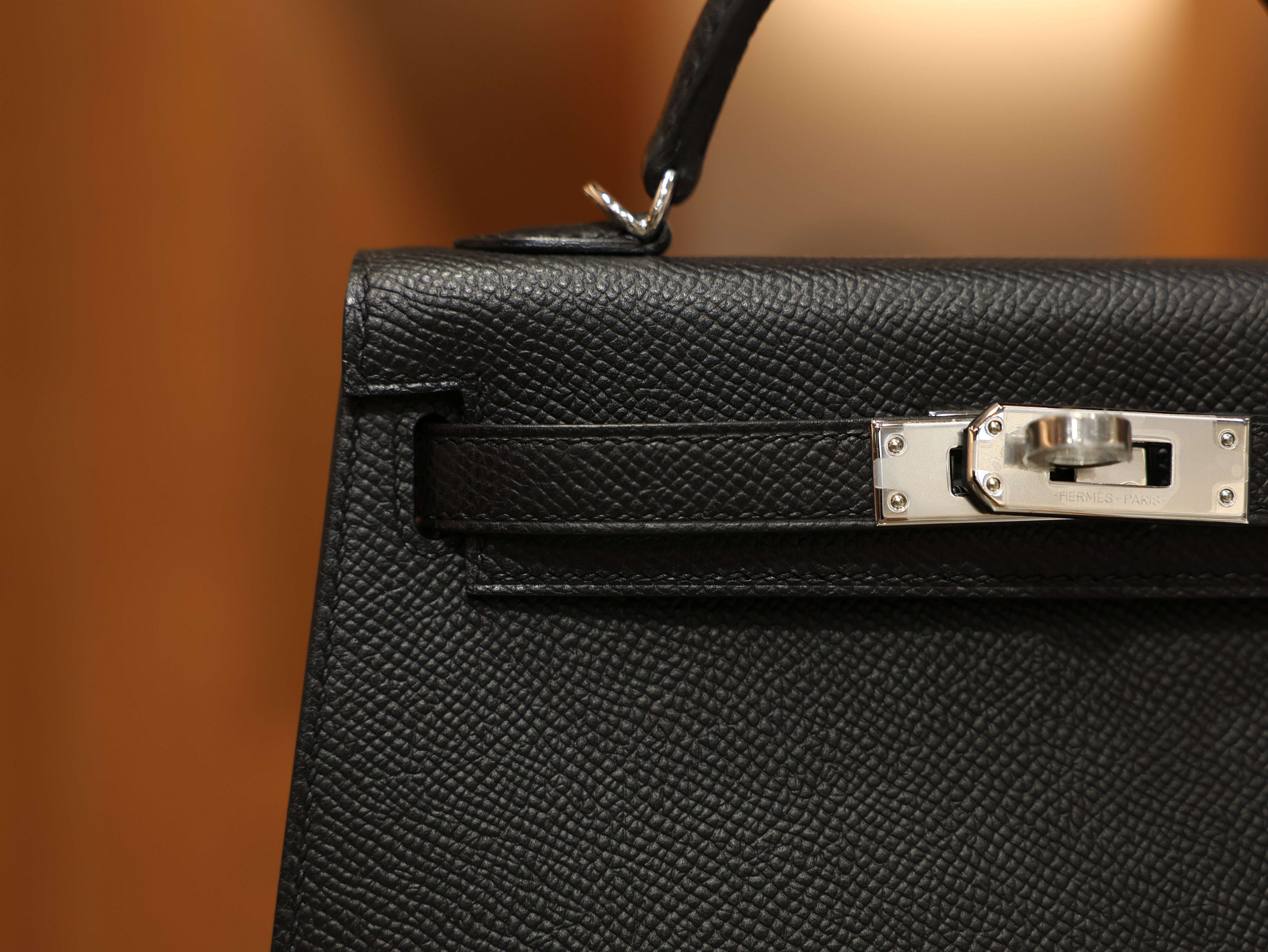 Kelly mini 2 epsom black PHW