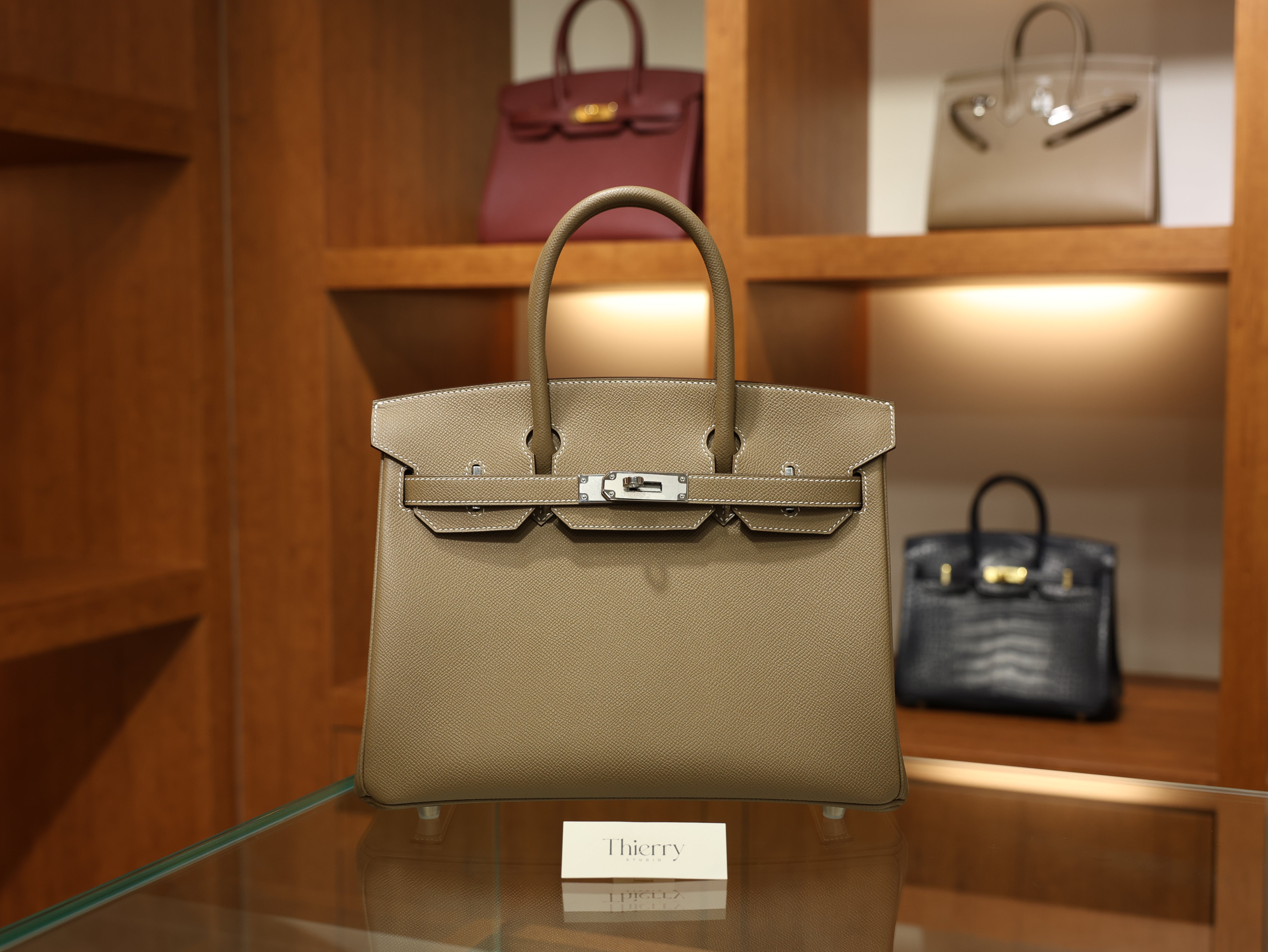 Birkin 30 epsom retourne etoupe PHW
