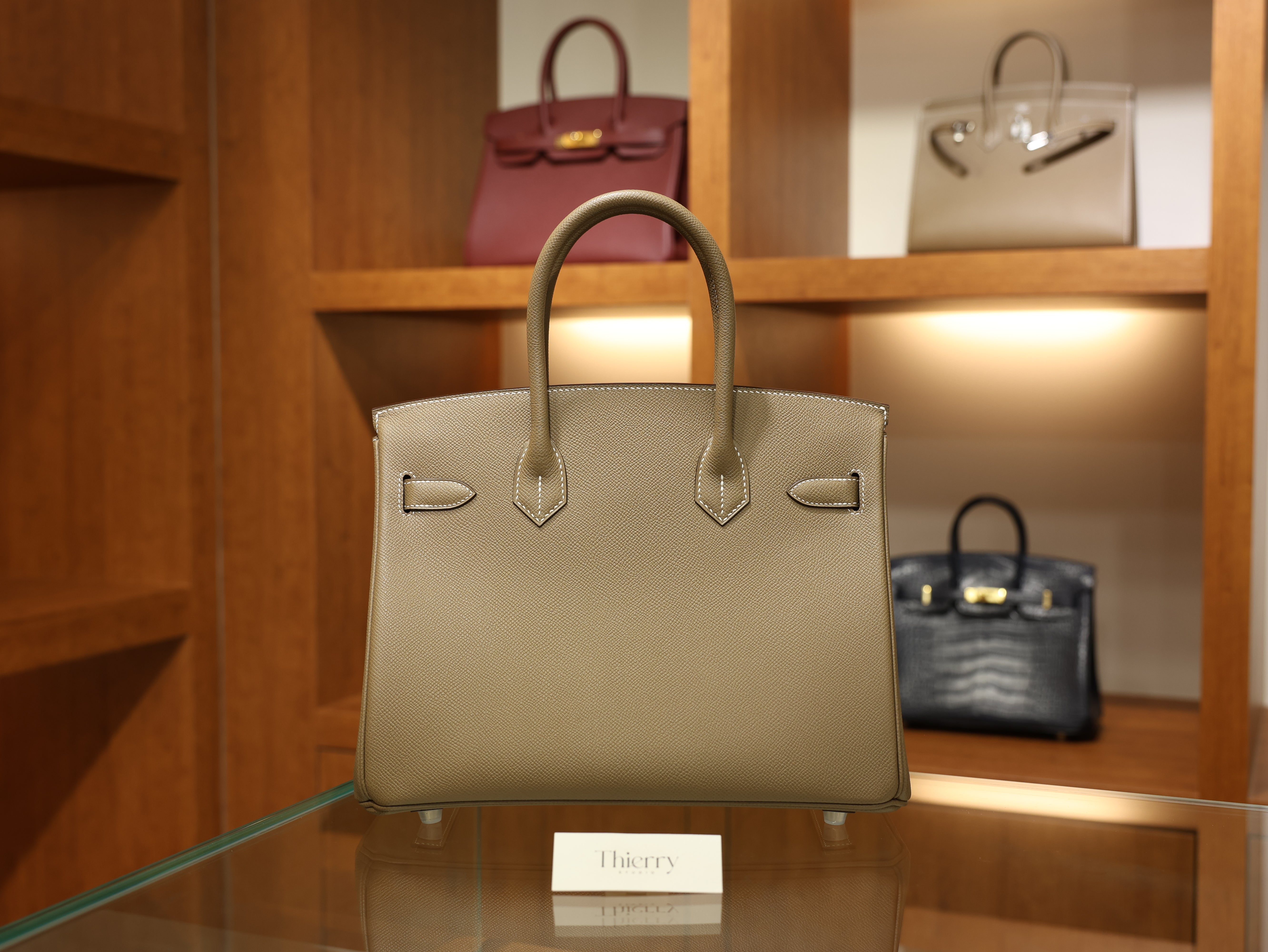 Birkin 30 epsom retourne etoupe PHW