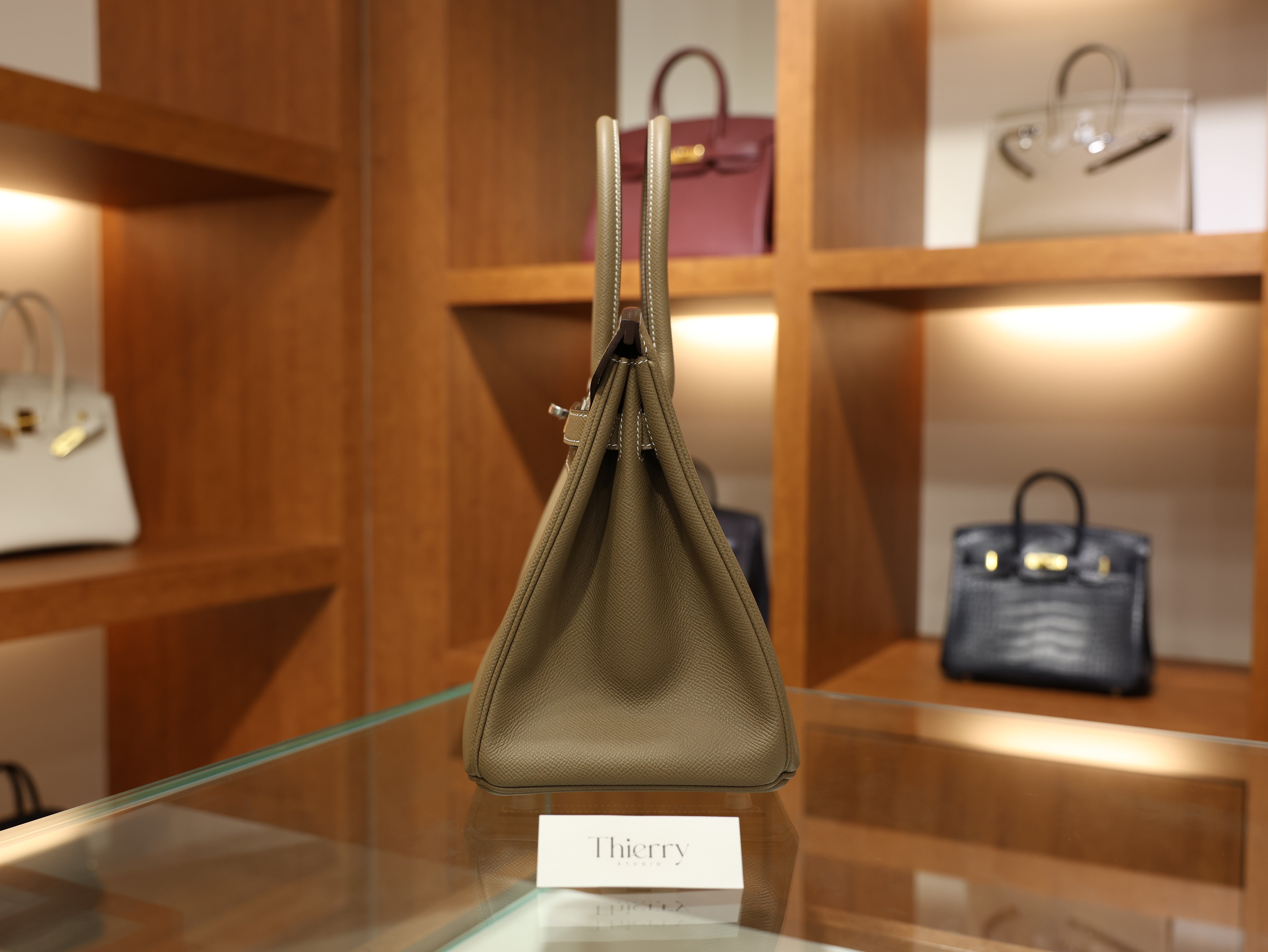 Birkin 30 epsom retourne etoupe PHW