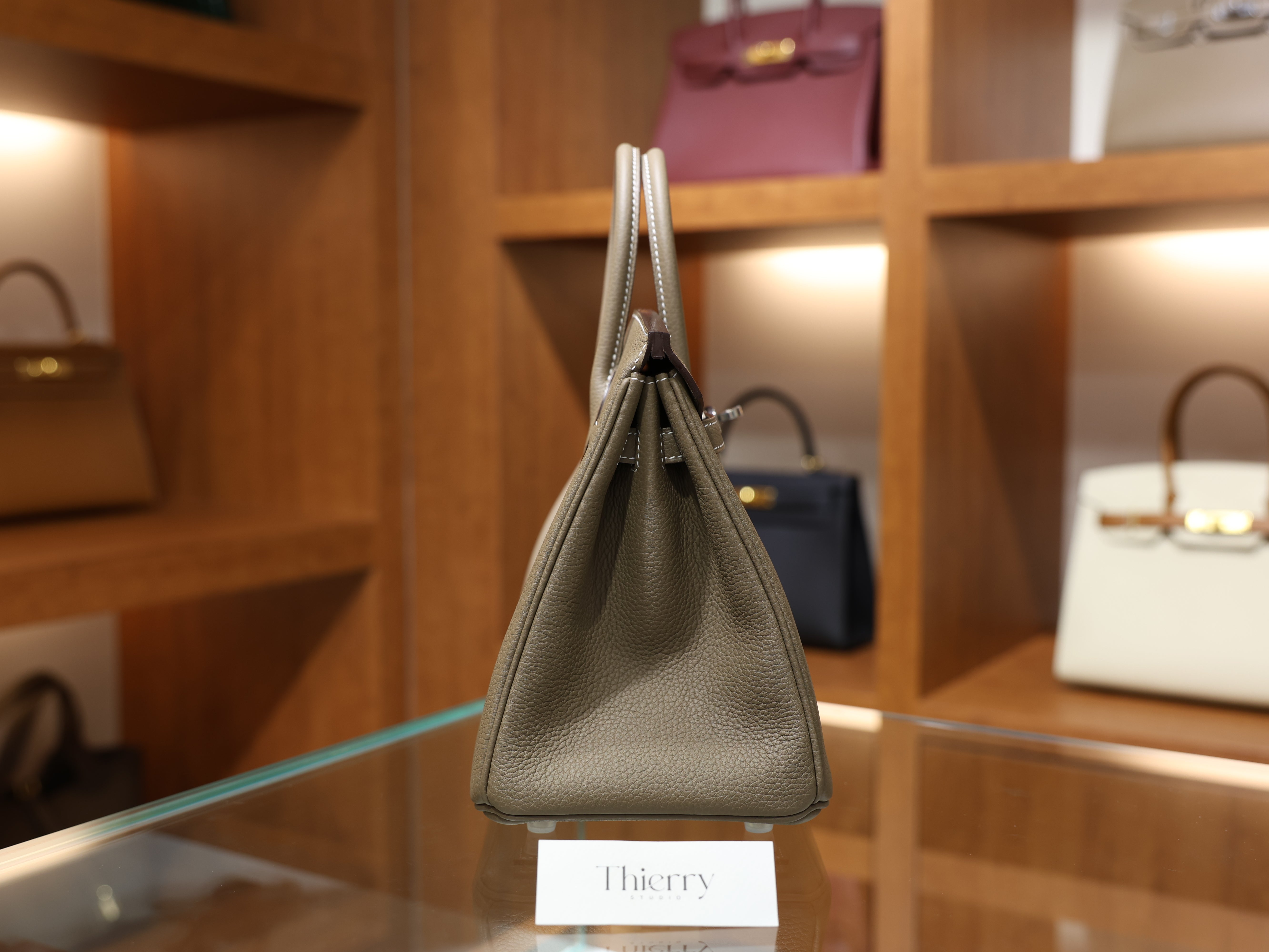 Birkin 25 togo etoupe PHW