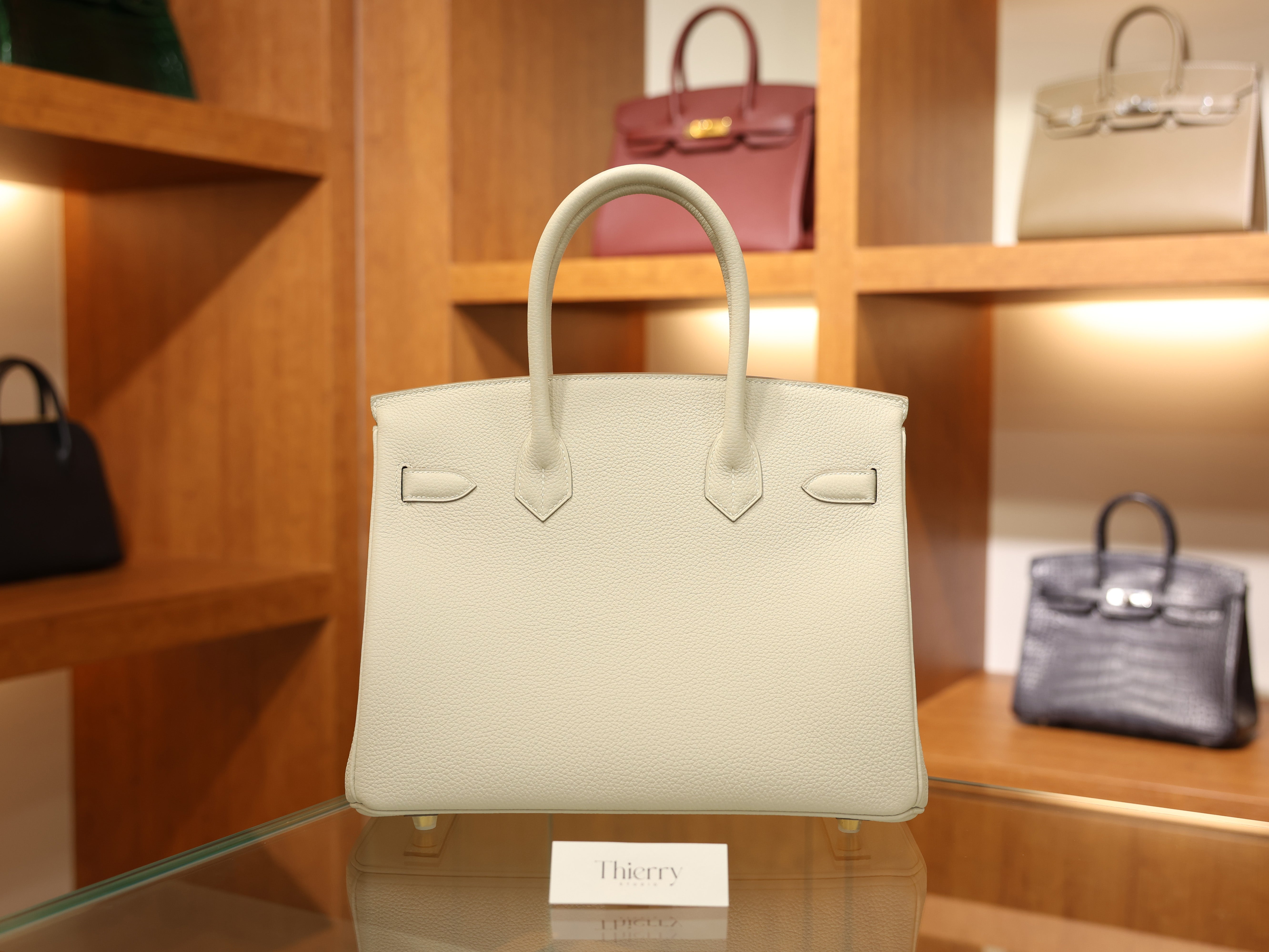 Birkin 30 togo craie GHW