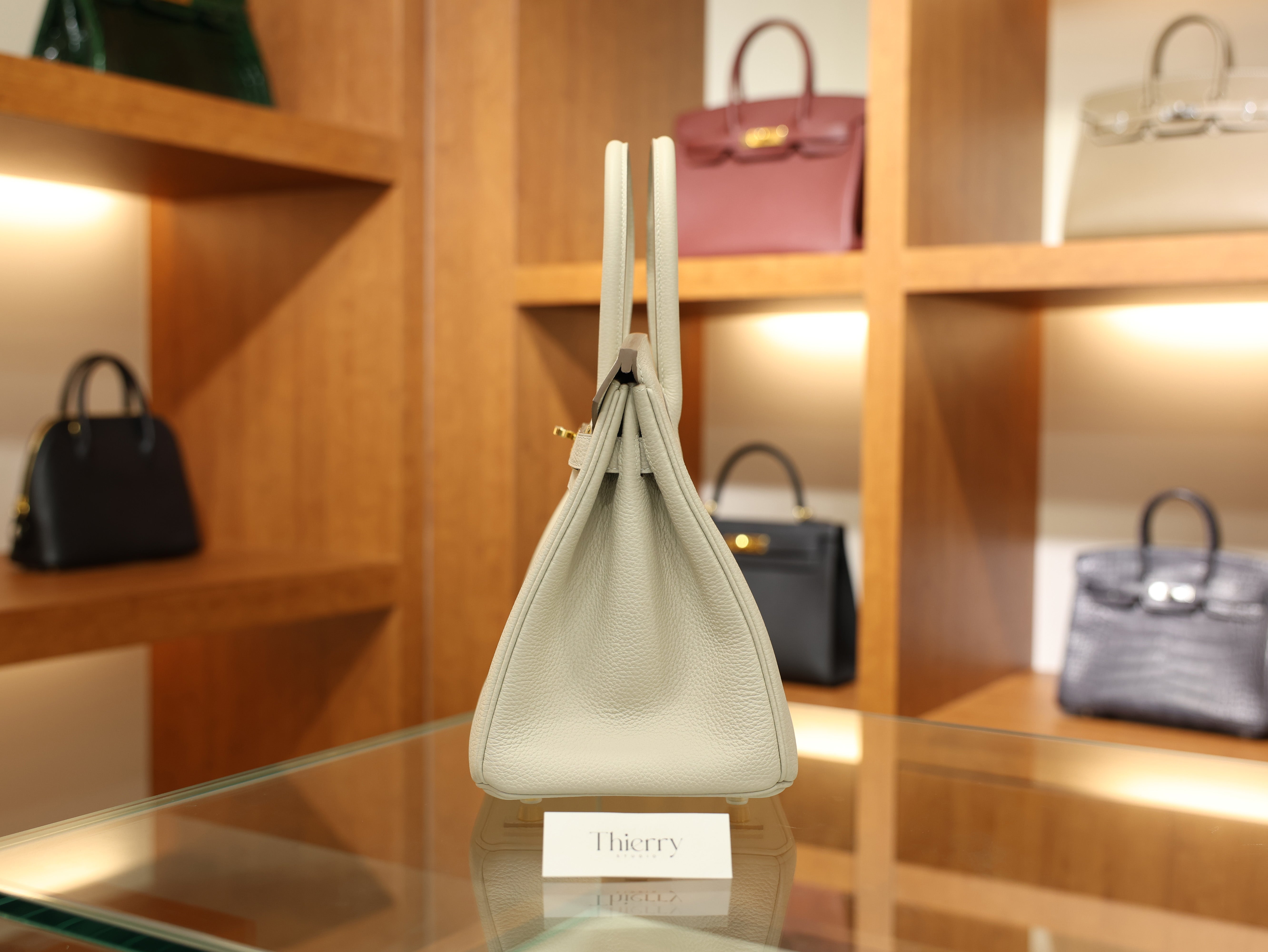 Birkin 30 togo craie GHW