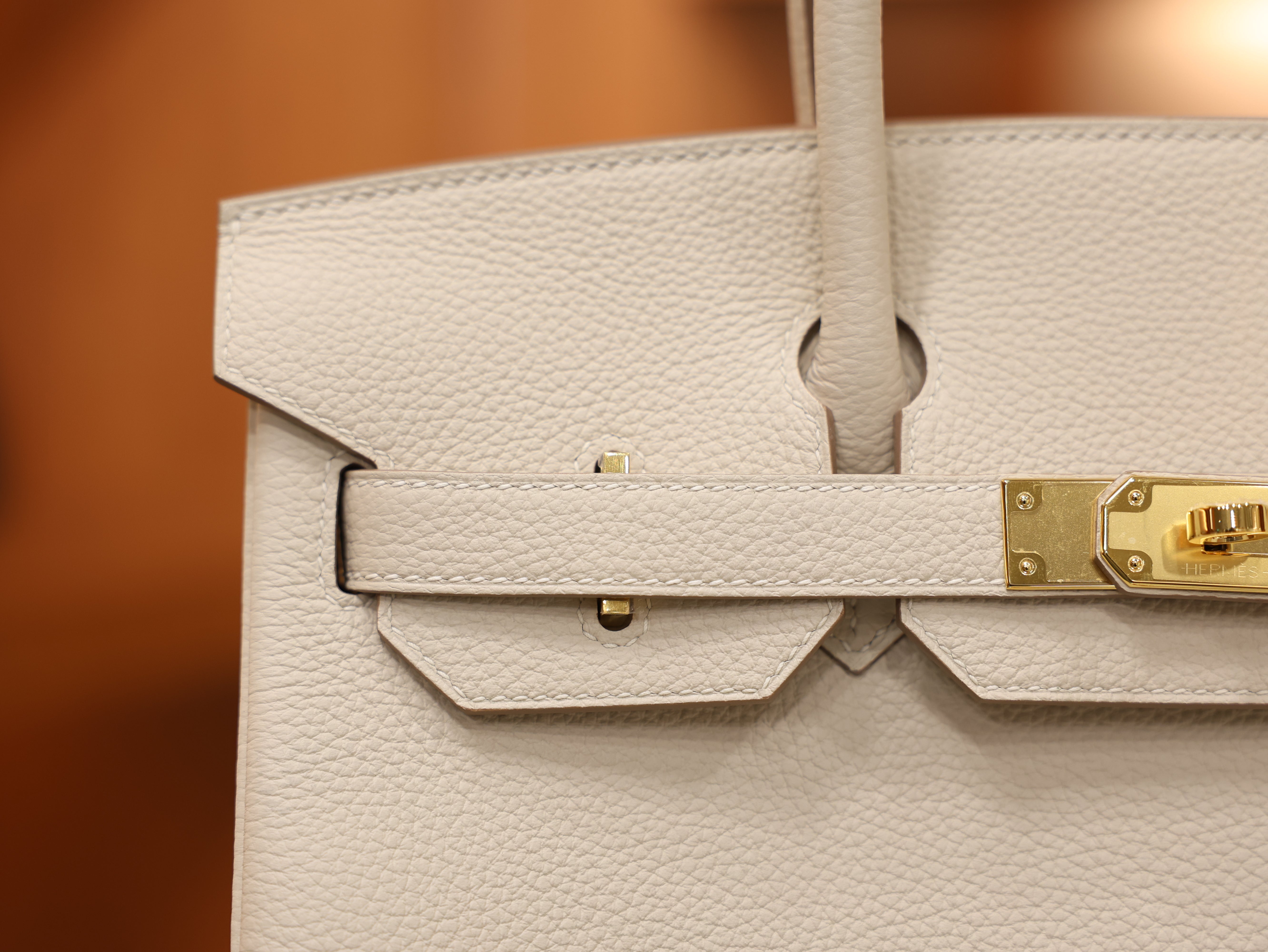Birkin 30 togo craie GHW