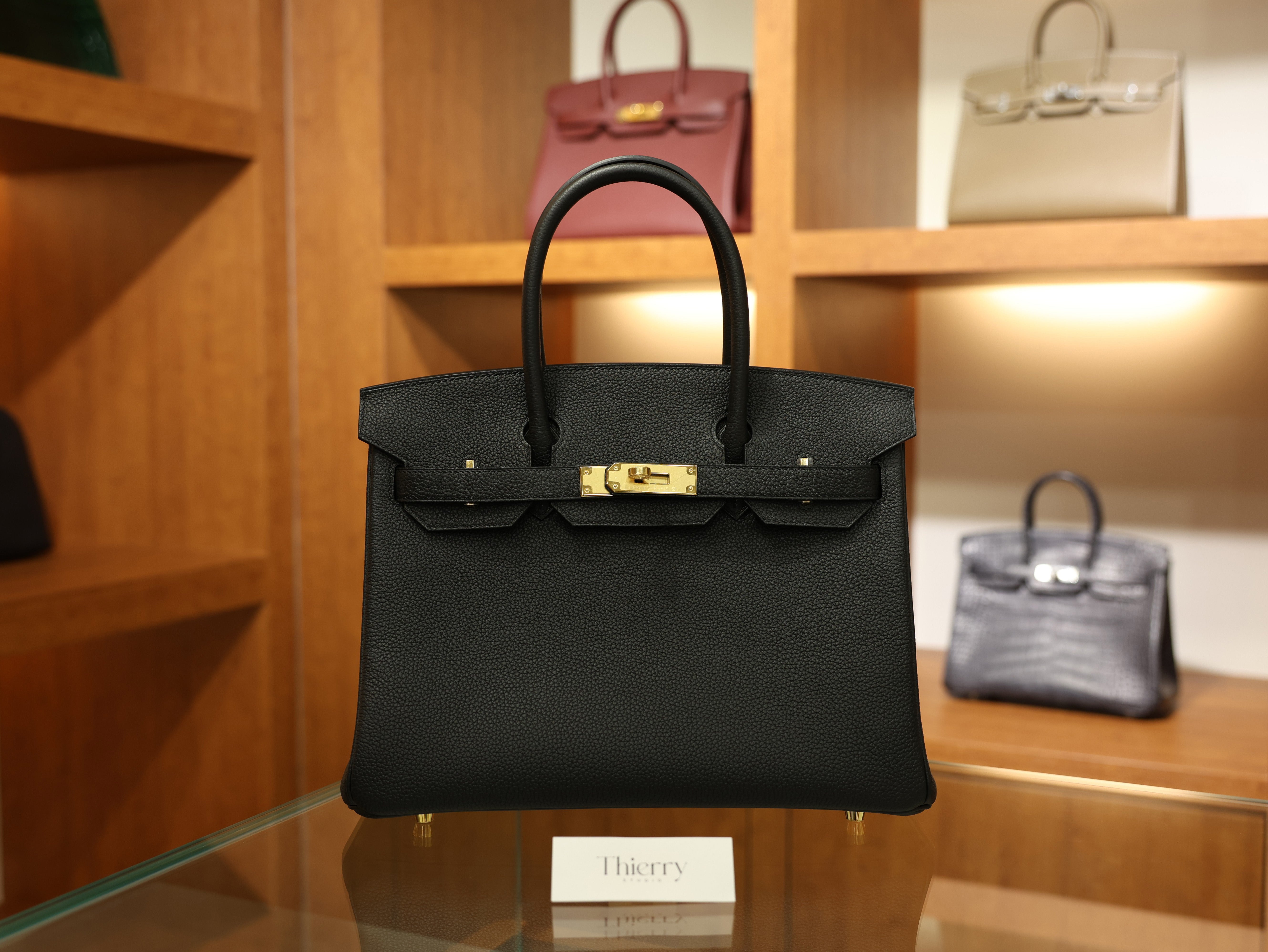 Birkin 30 togo black GHW