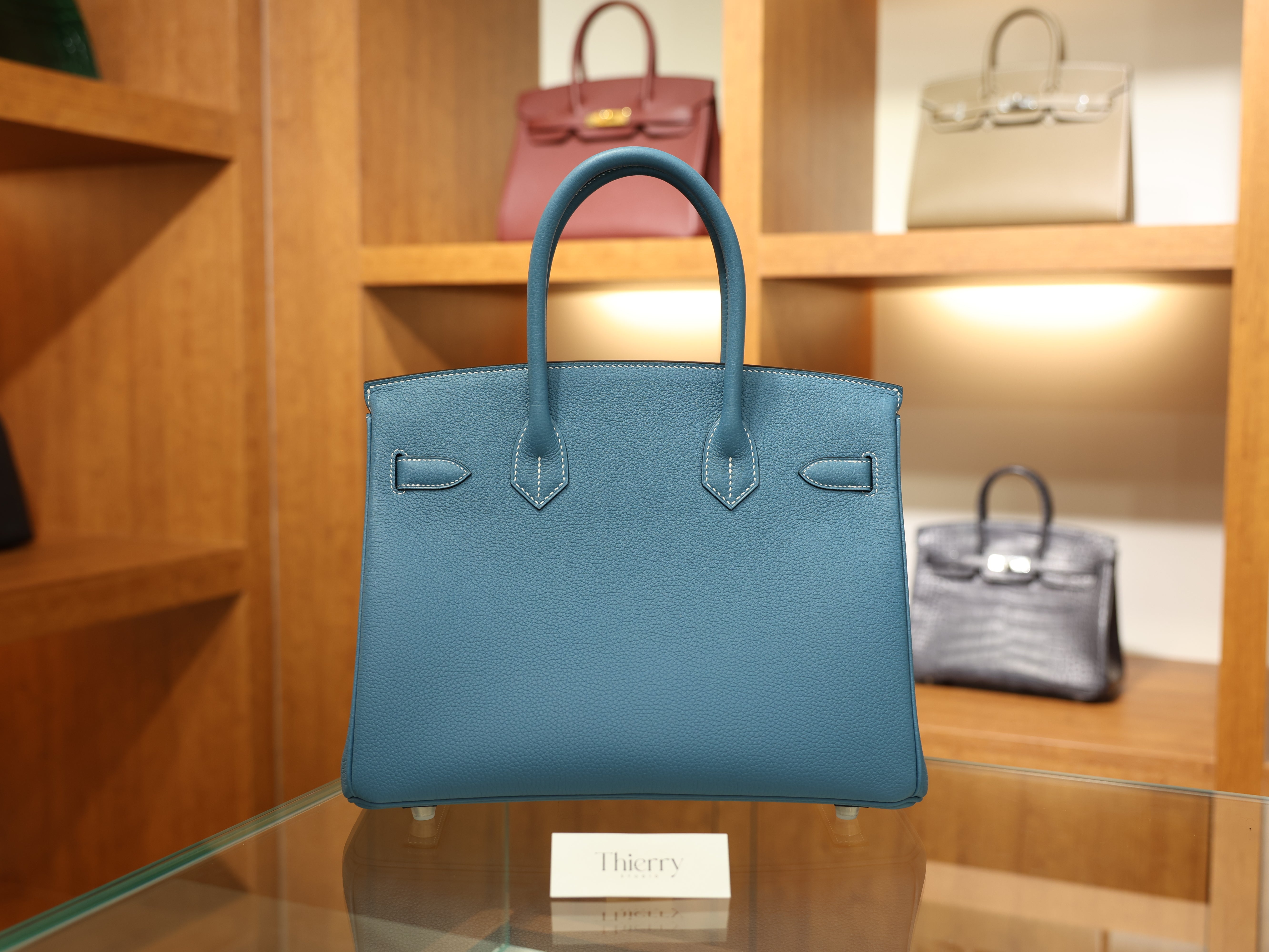Birkin 30 togo blue jean PHW