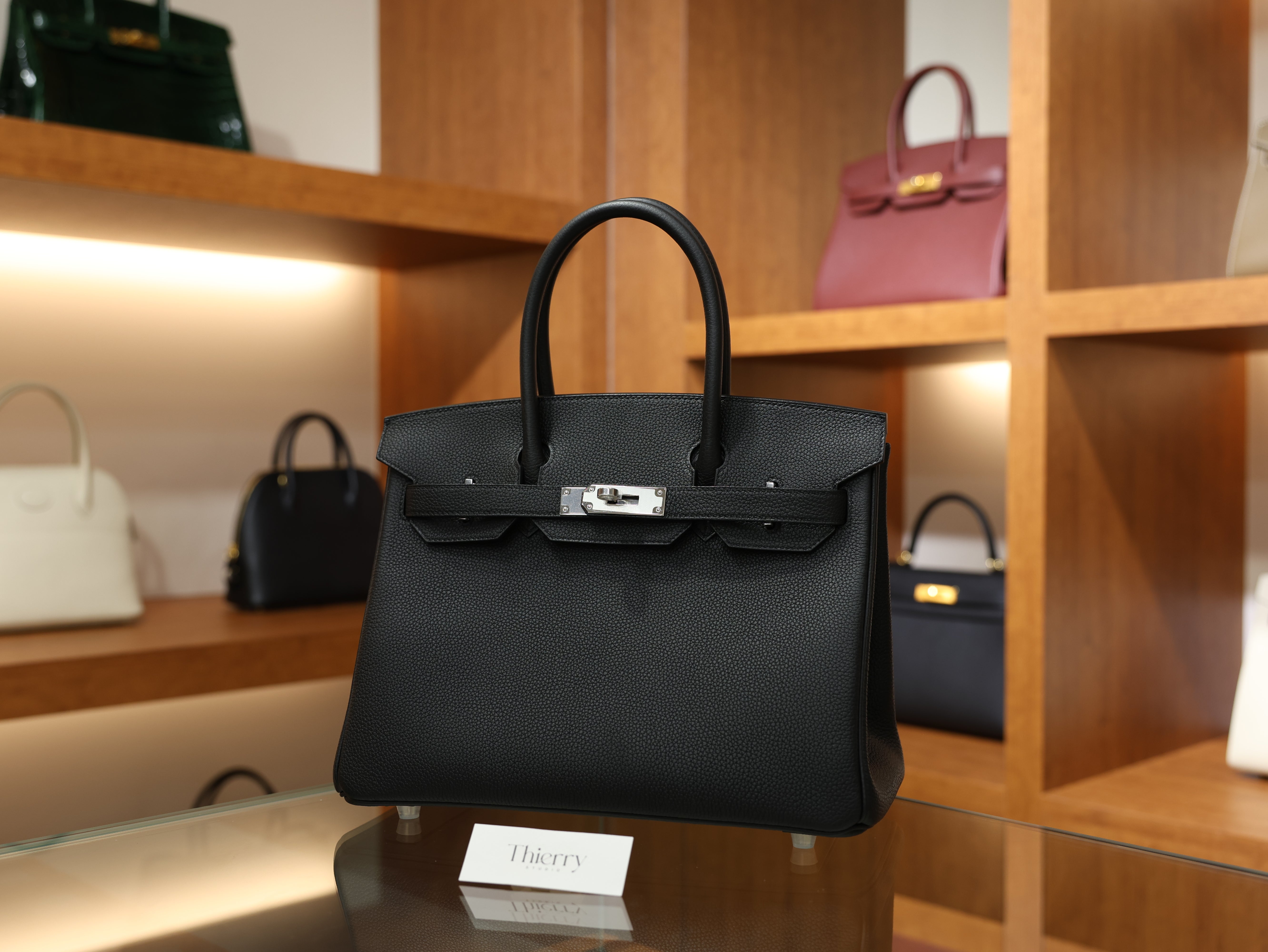 Birkin 30 togo black PHW