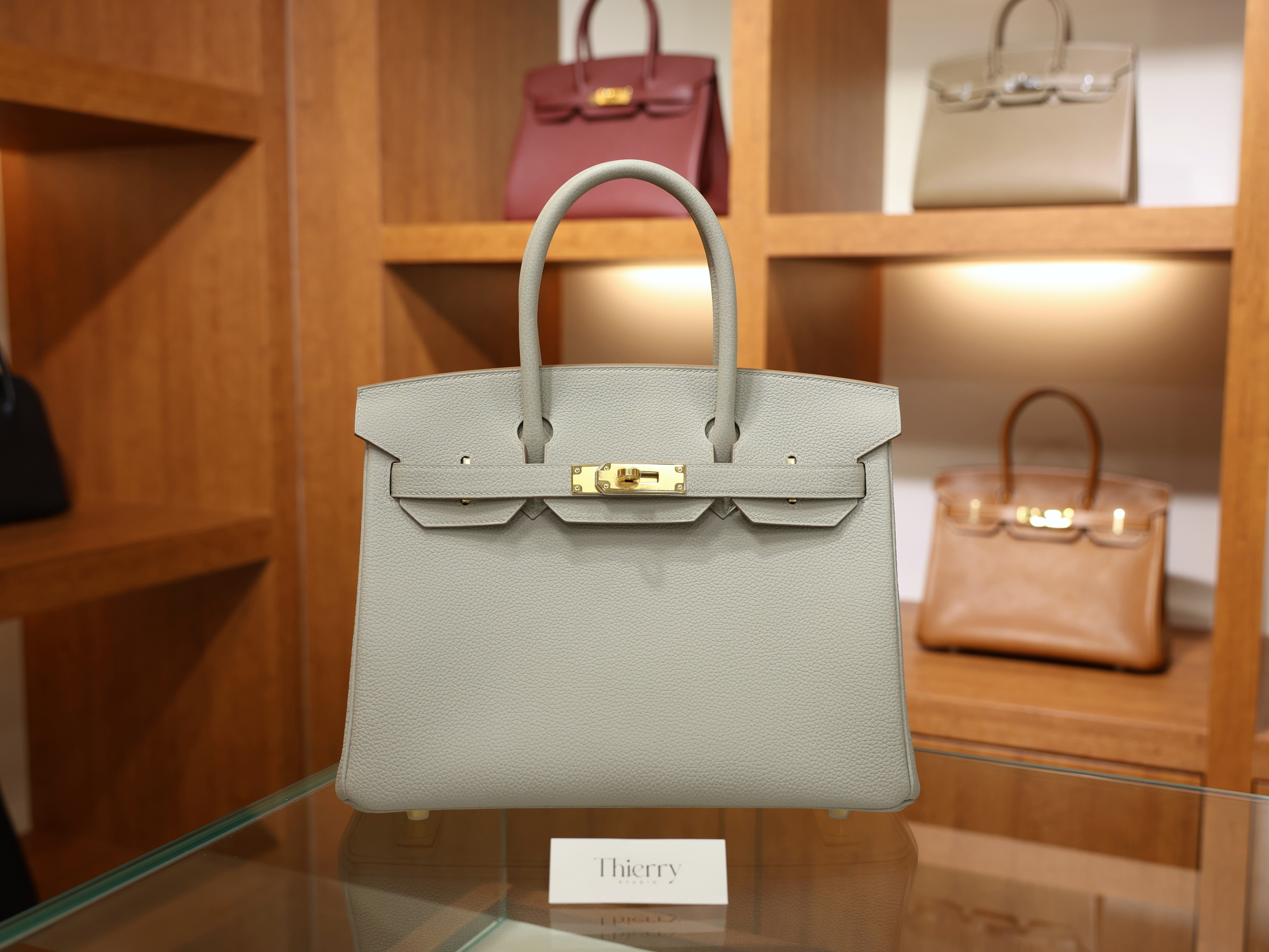 Birkin 30 togo gris perle GHW