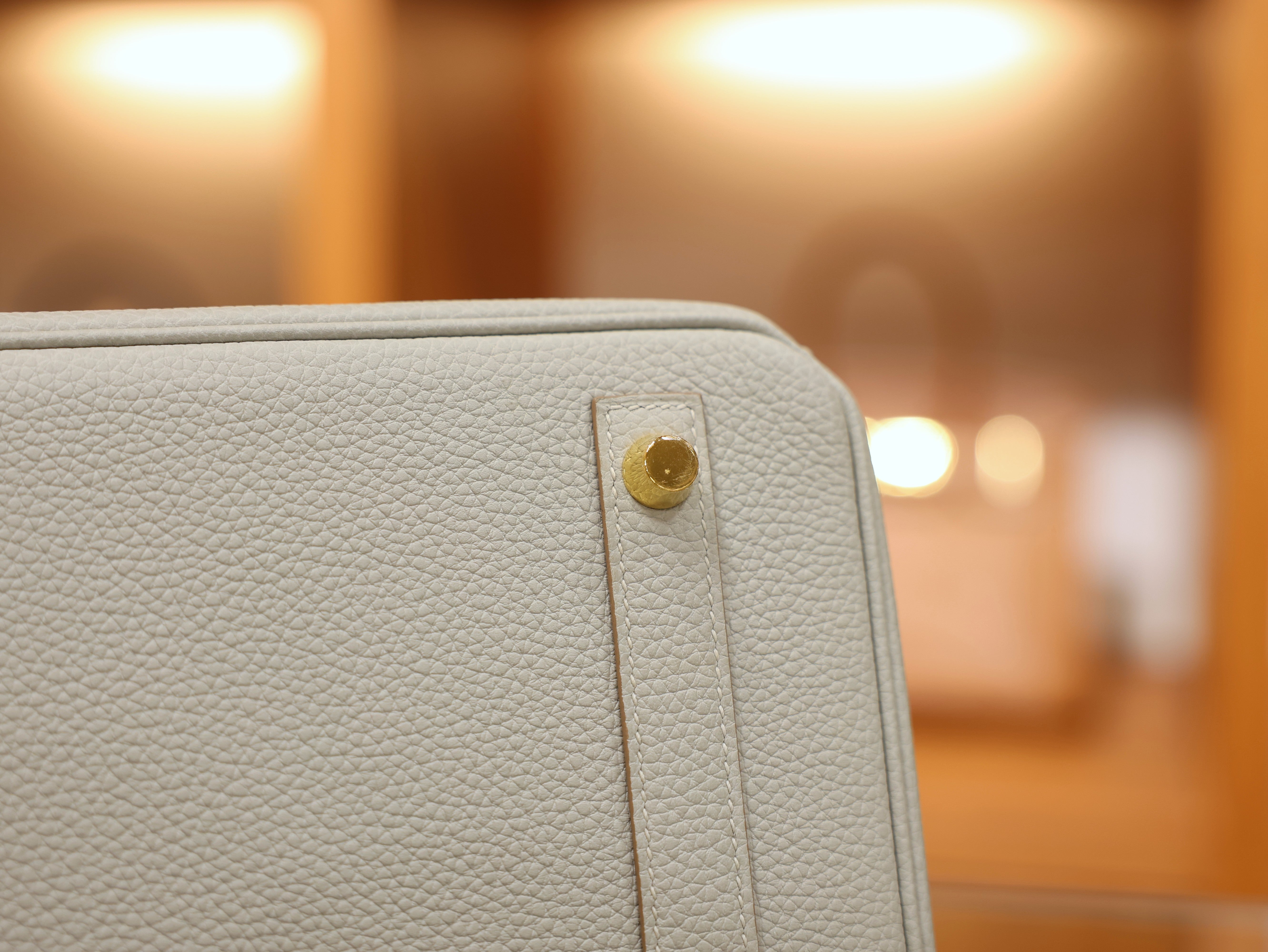 Birkin 30 togo gris perle GHW