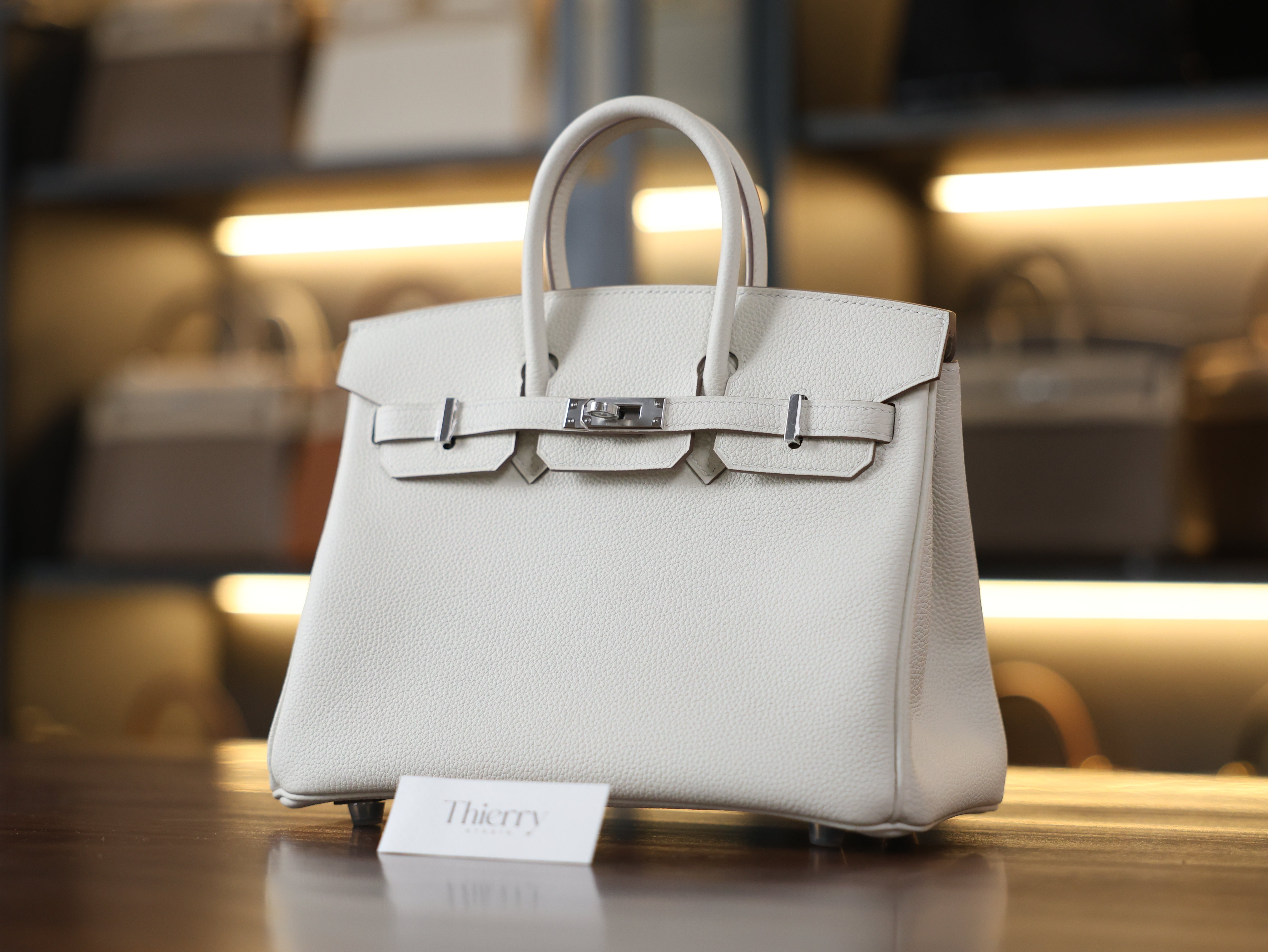 Birkin 25 togo mushroom PHW