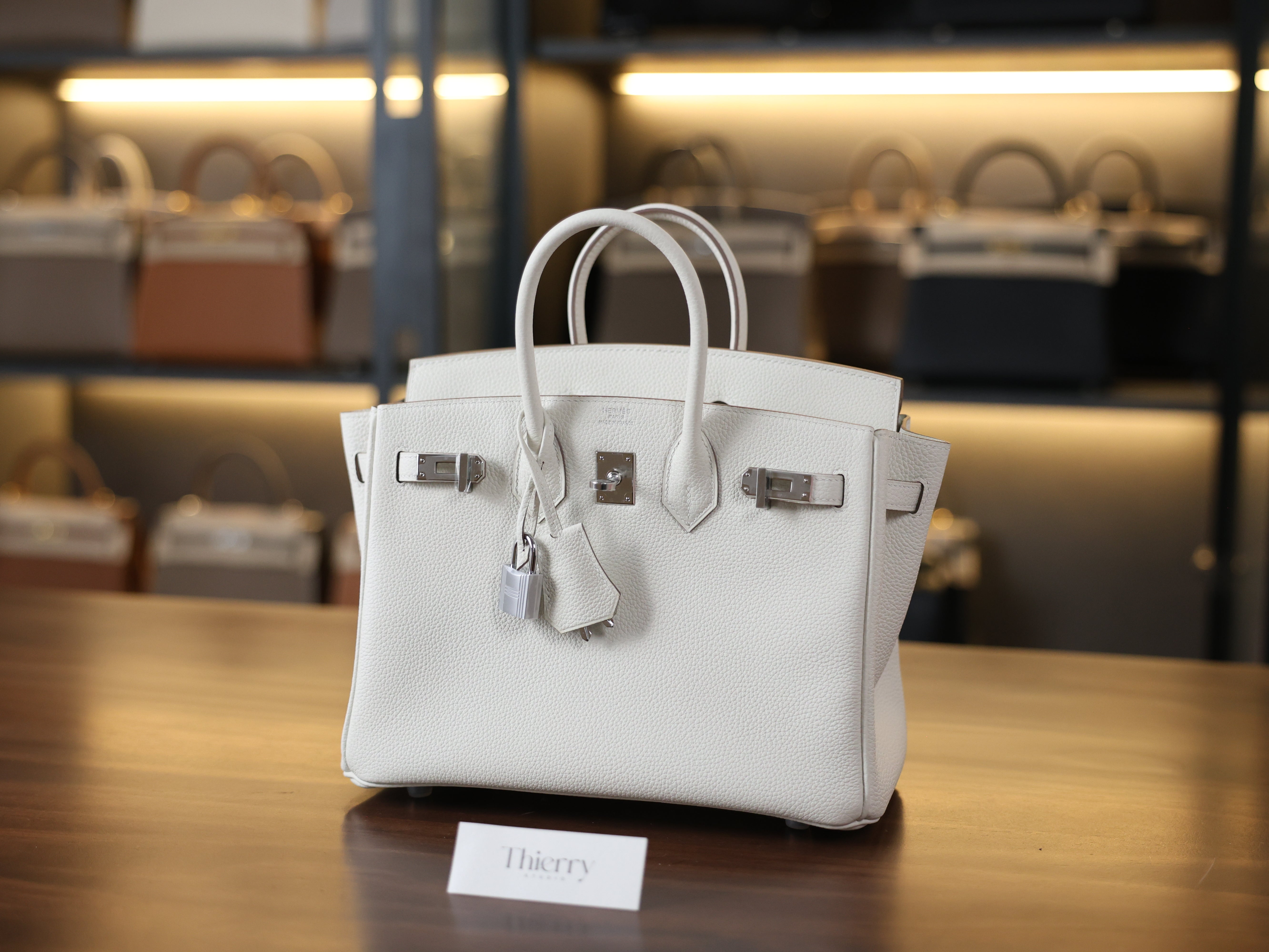 Birkin 25 togo mushroom PHW