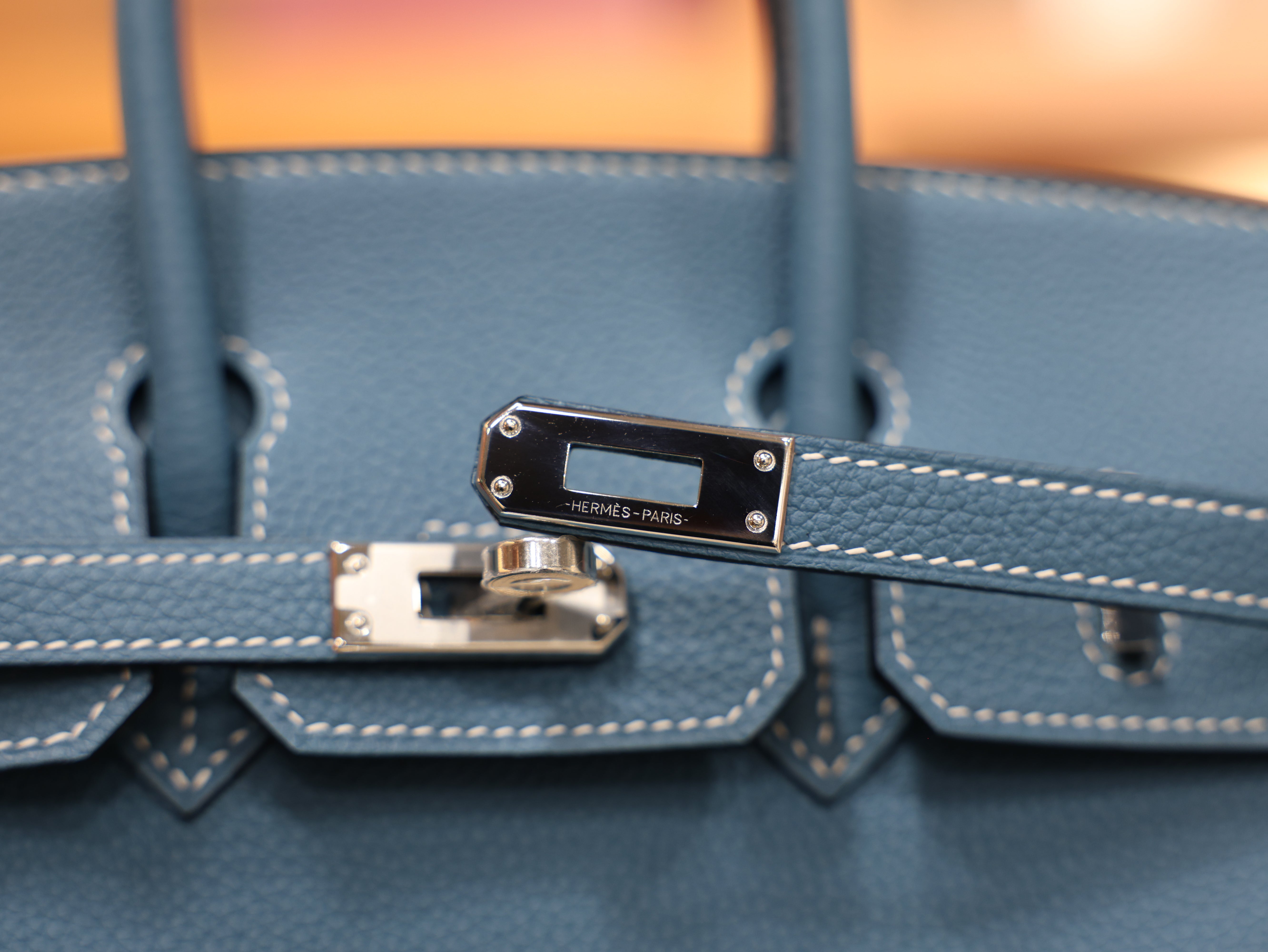Birkin 25 togo blue jean PHW