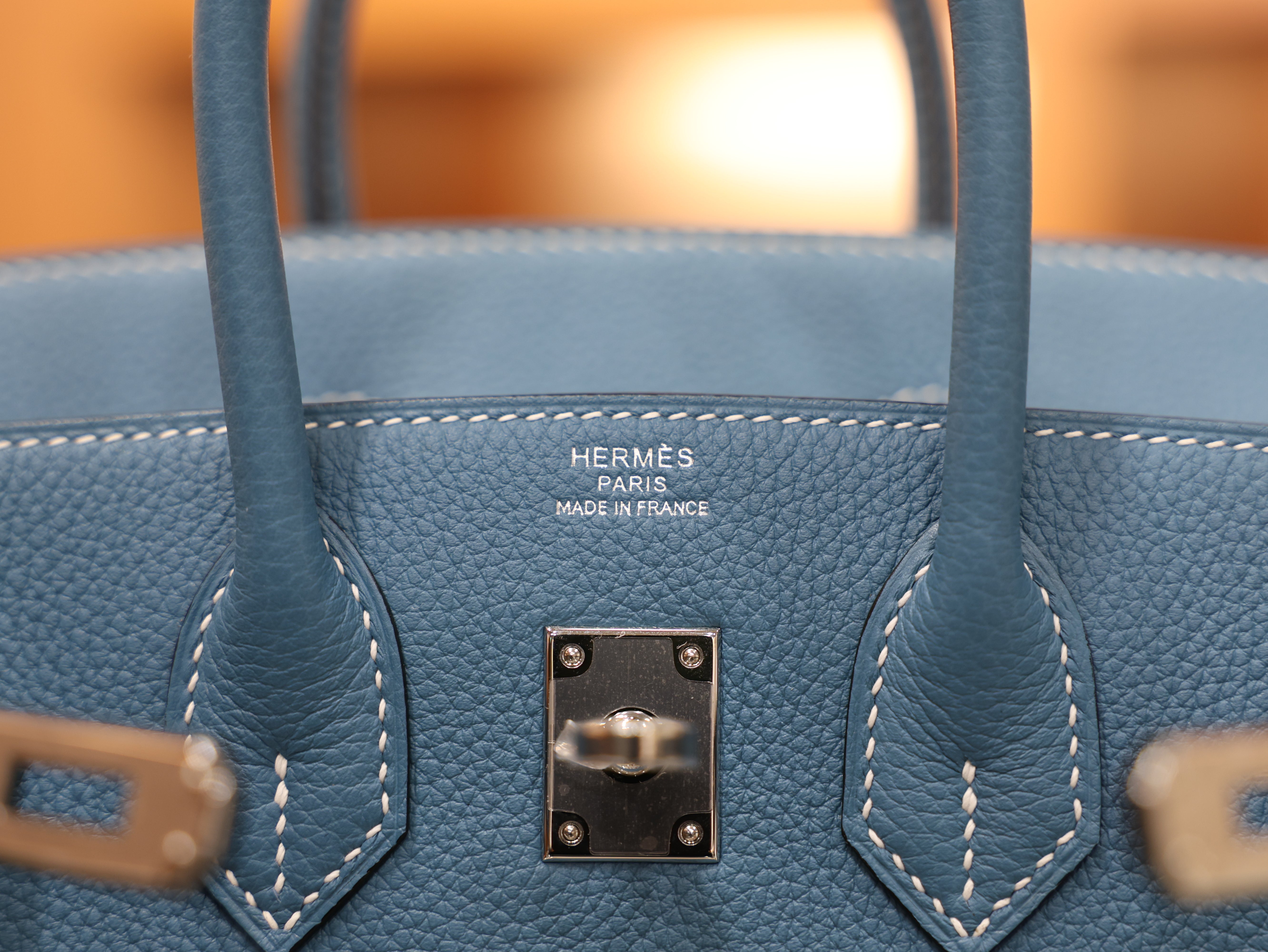 Birkin 25 togo blue jean PHW