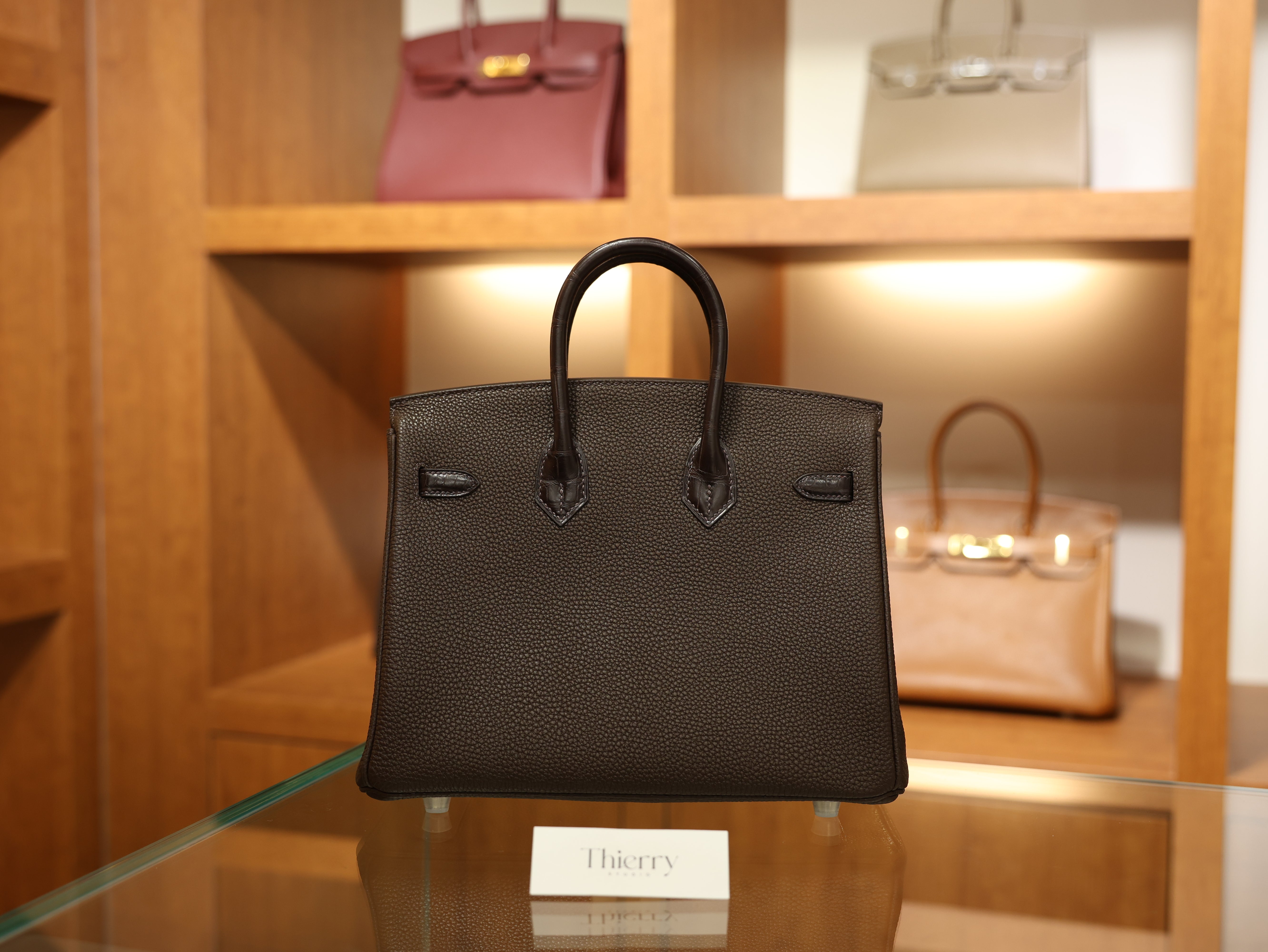 Birkin 25 togo touch chocolate PHW